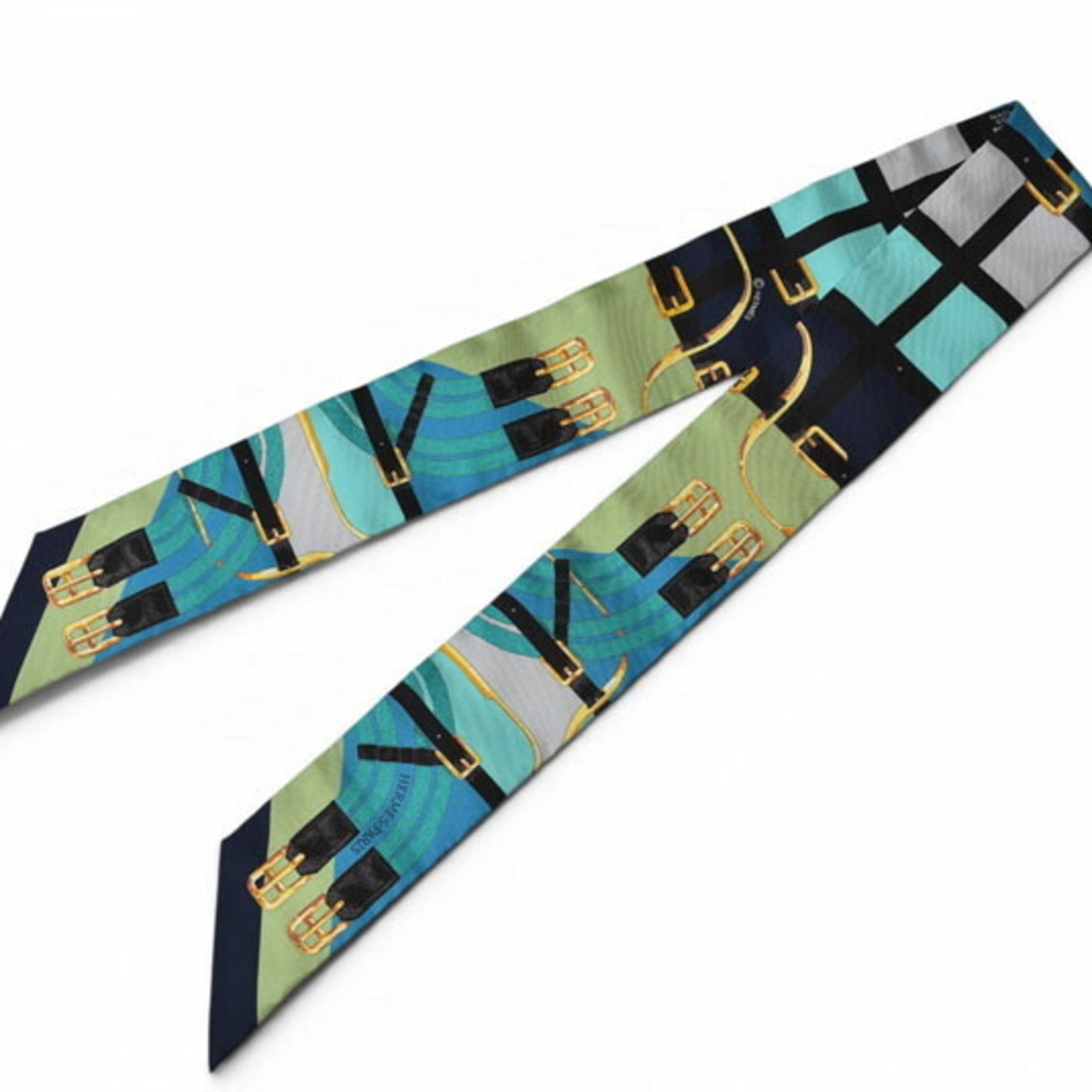 Silk Hermes Scarf - 7