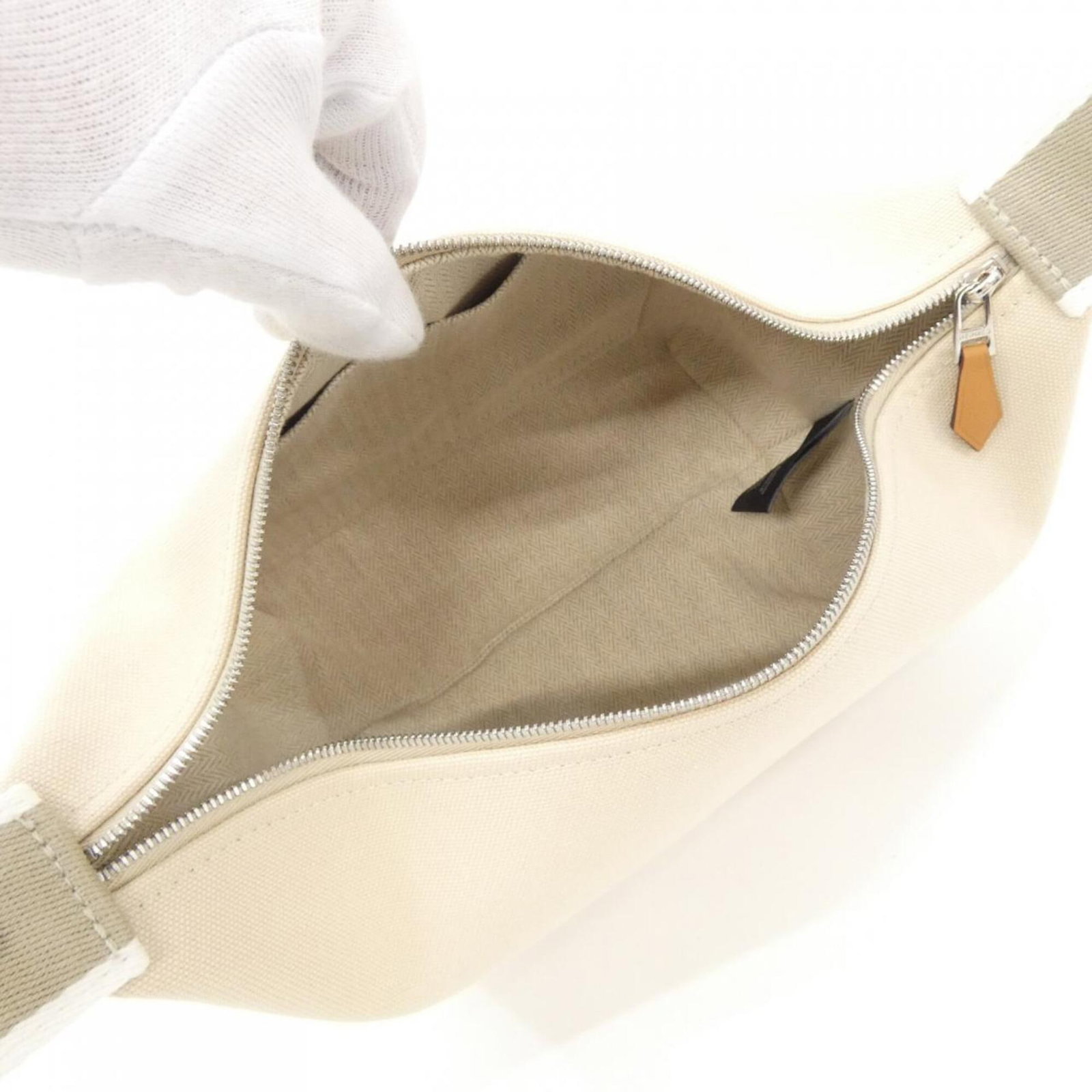 Canvas Handbag Hermes - 6