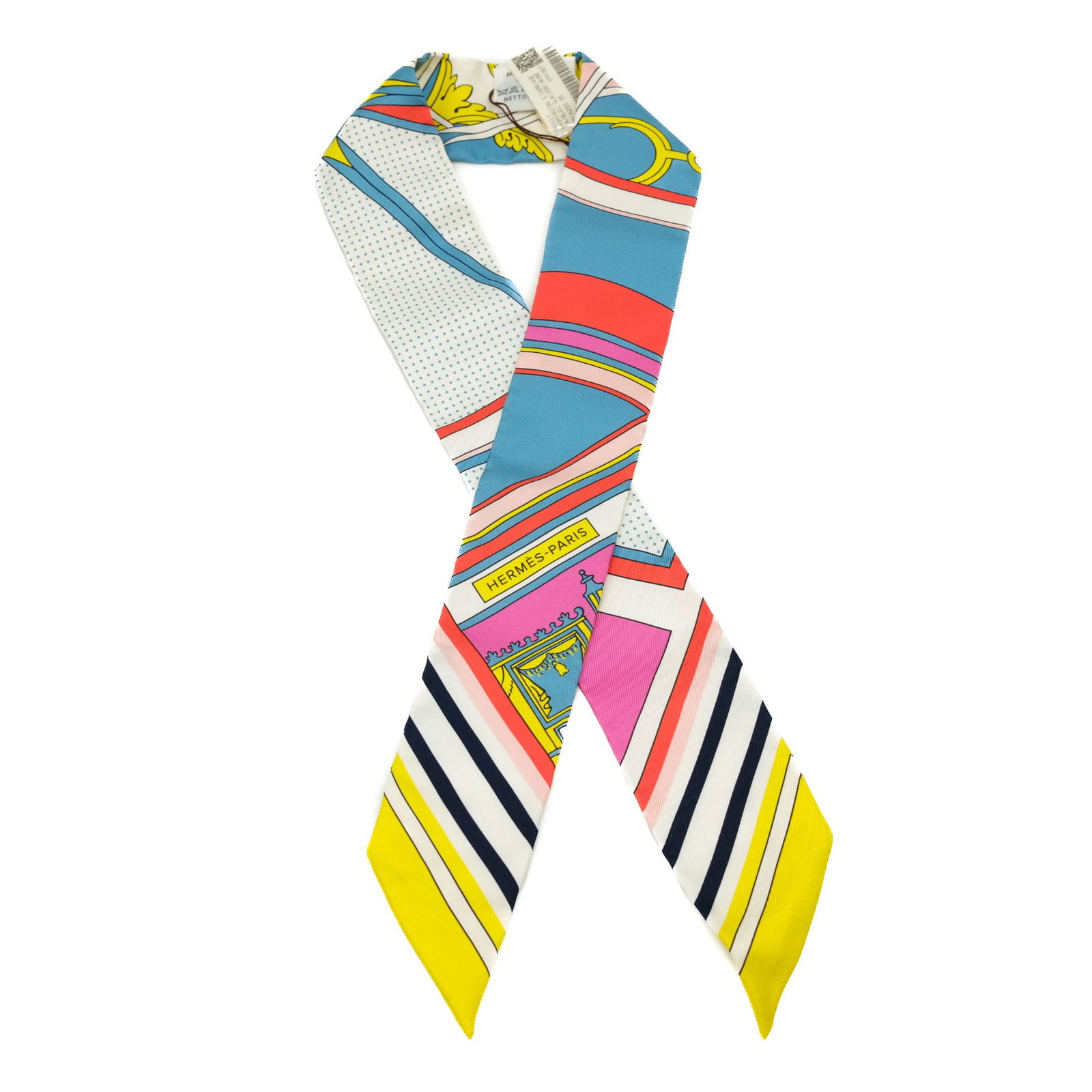 Silk Hermes Scarf - 5