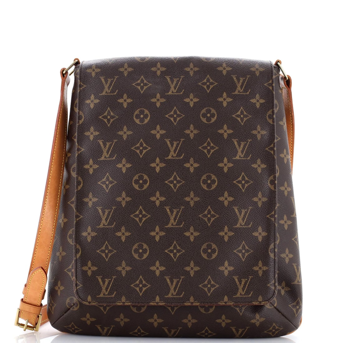 Musette Salsa Louis Vuitton Canvas Monogram Handbag GM: Musette Salsa Louis Vuitton Canvas Monogram Handbag GM Brown Louis Vuitton Musette Salsa Canvas Monogram GM Cross Body Bag with Gold Hardware, featuring a classic design and durable canvas