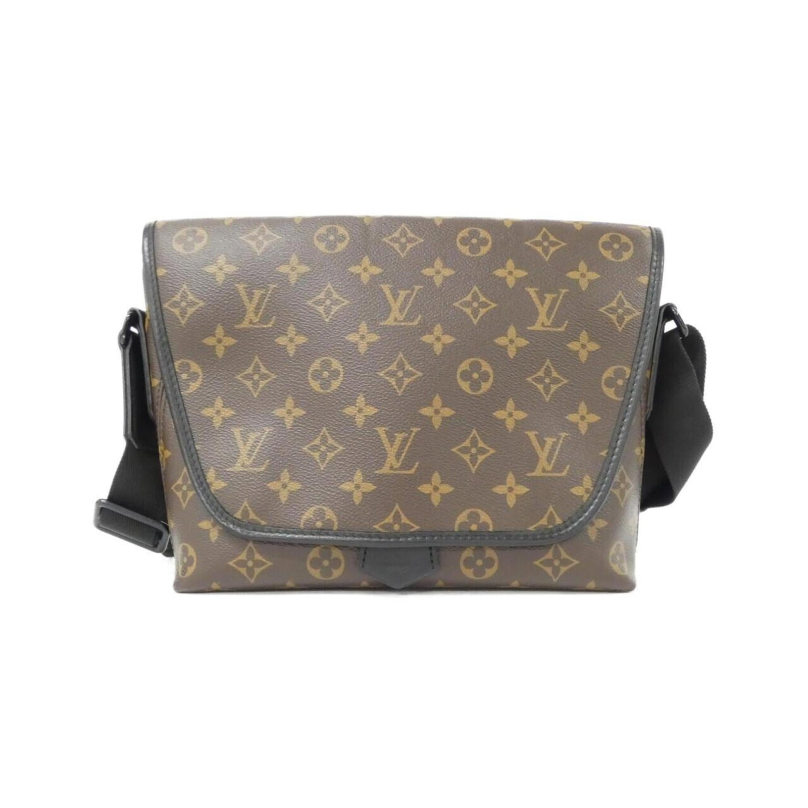 Canvas Coated Bag Shoulder Vuitton Louis: Canvas Coated Bag Shoulder Vuitton Louis This Louis Vuitton shoulder bag features a coated canvas material and has a classic design with a marron color. The bag bears some signs of usage, including