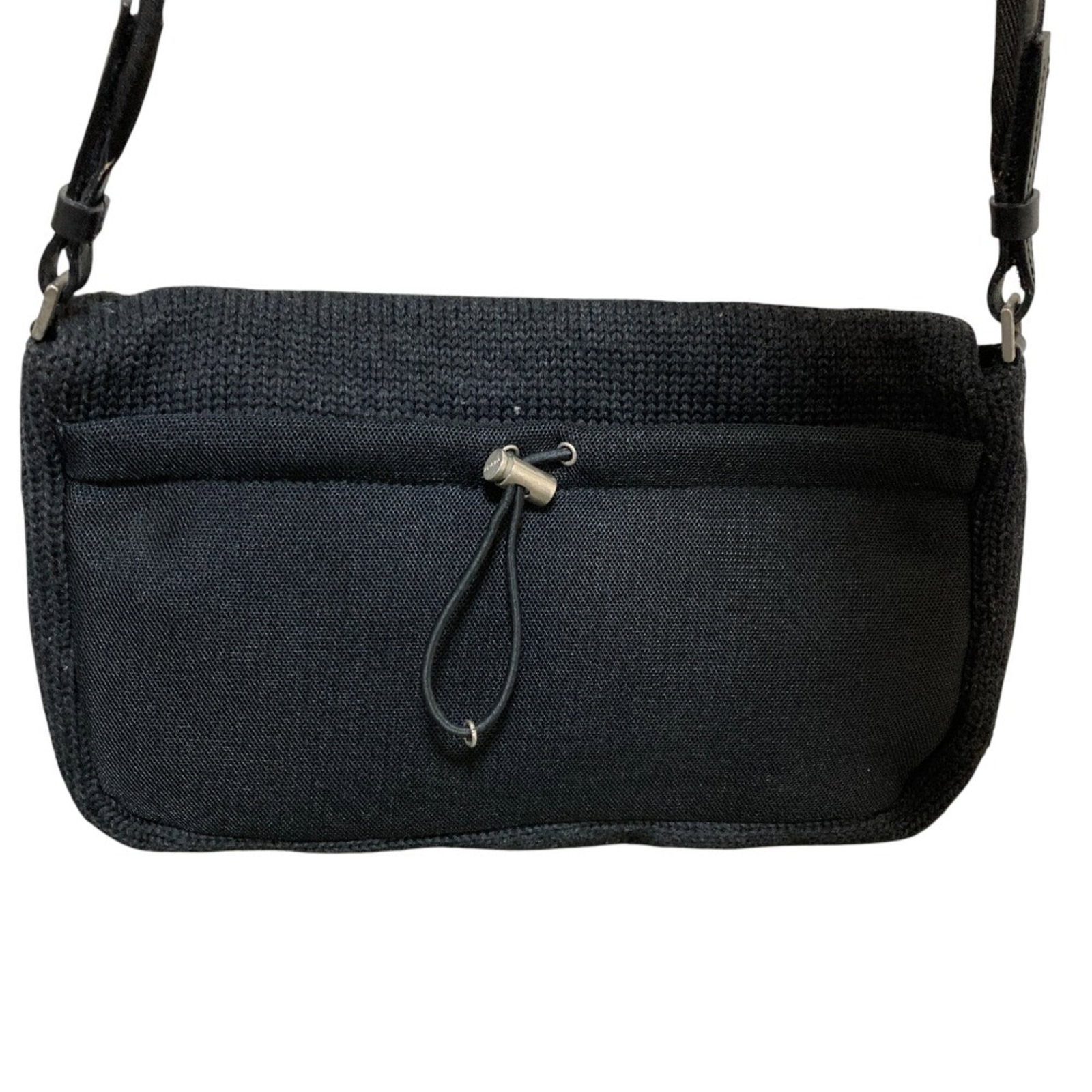 Prada Shoulder Bag Wool Leather - 5