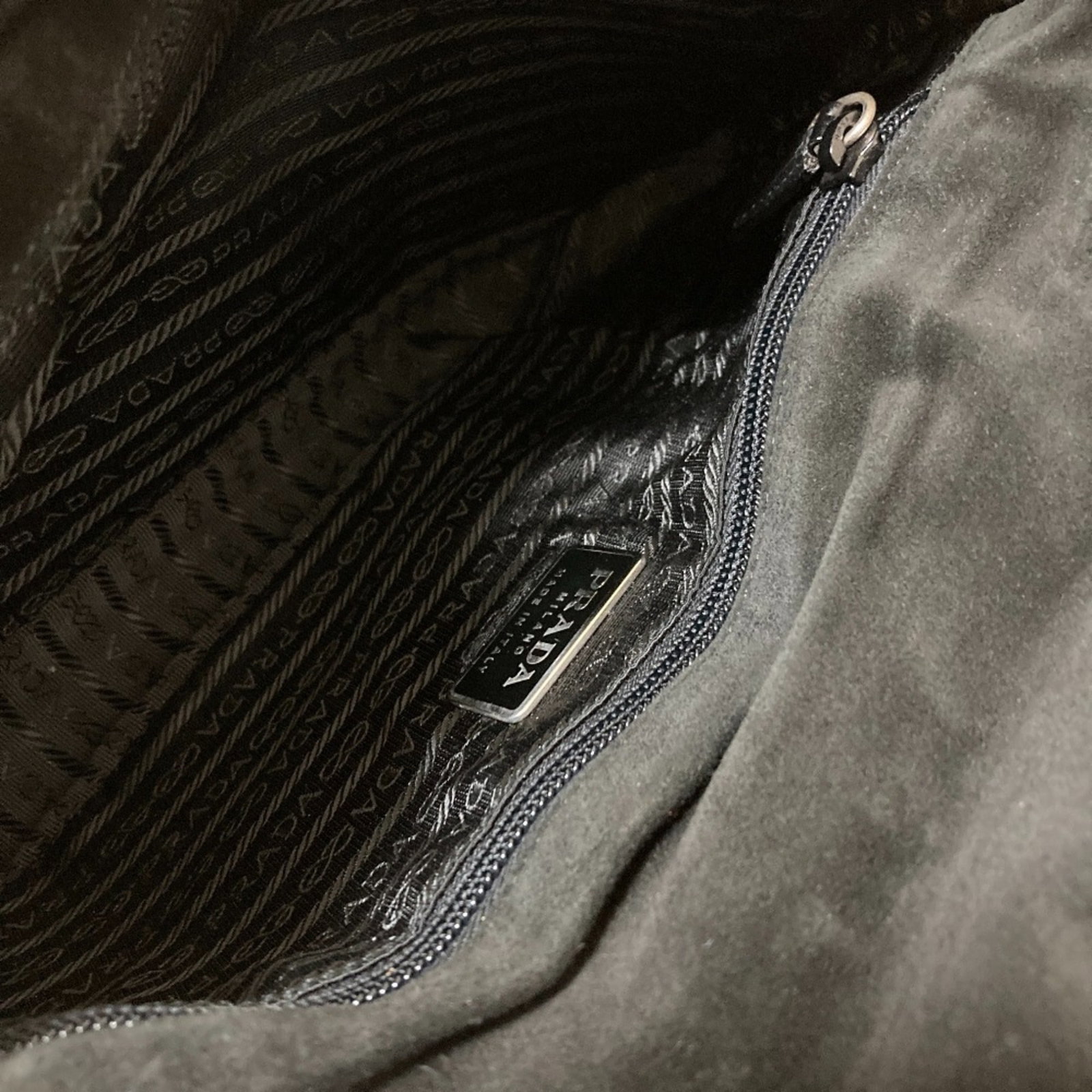 Prada Shoulder Bag Wool Leather - 7