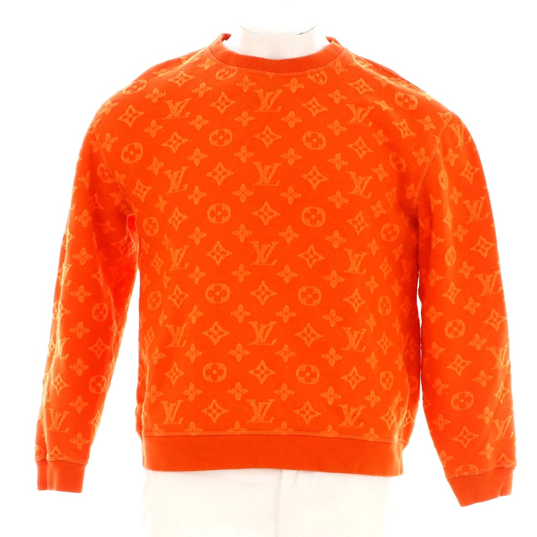 Men's Crewneck Sweater by Monogram Jacquard from Cotton and Acrylic Blend Louis Vuitton (1 of 4)