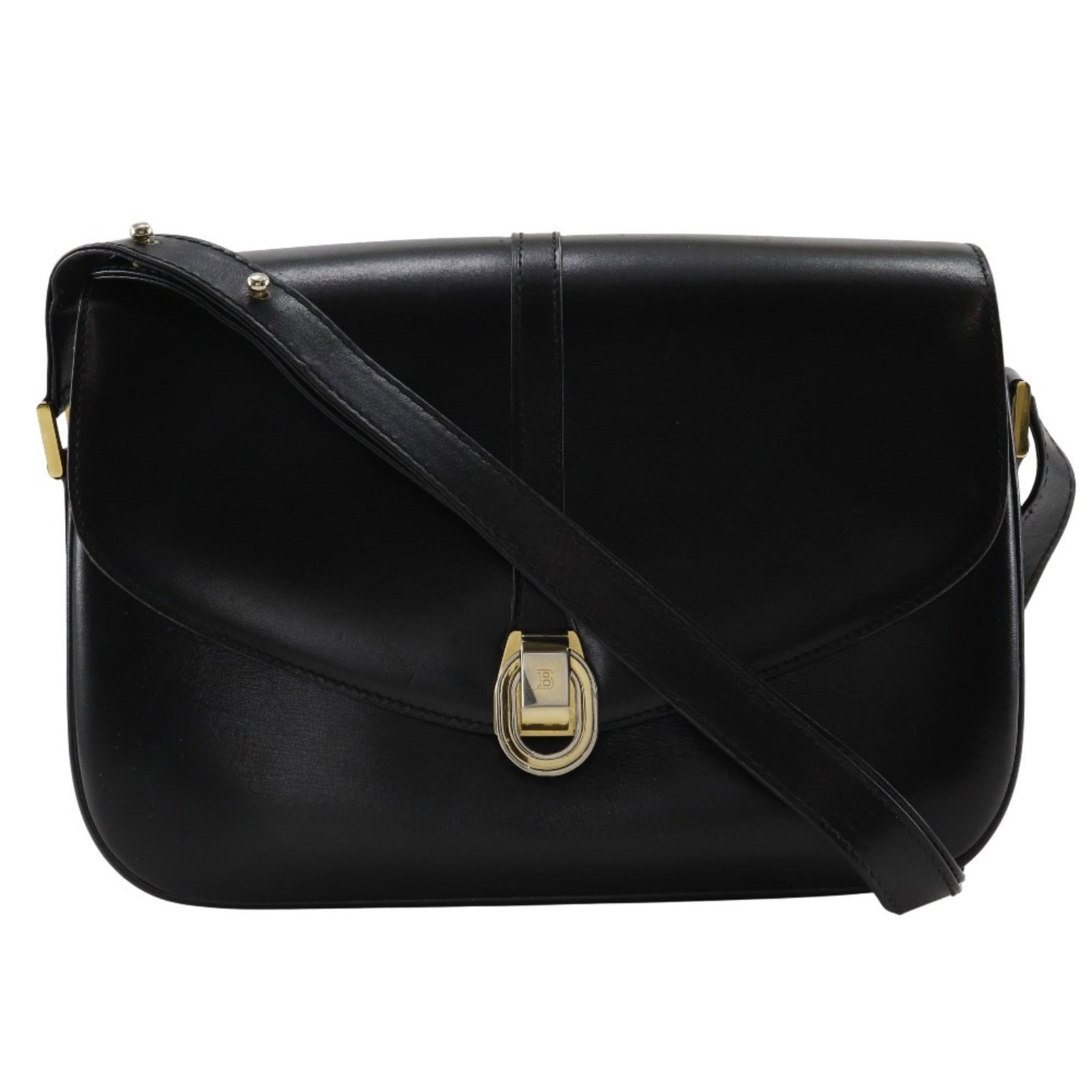 Shoulder Bag Bally Leather: Shoulder Bag Bally Leather Bally Leather Shoulder Bag in Black. This used shoulder bag features high-quality leather construction and measures 18cm x 24cm x 7cm. With traces of usage and minor