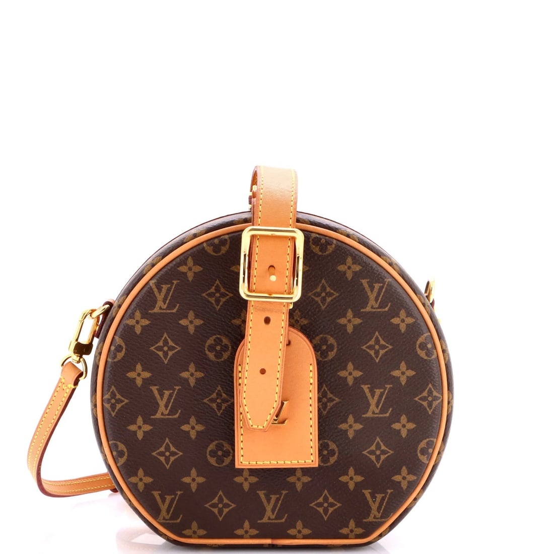 Louis Vuitton Petite Boite Chapeau Bag Monogram Canvas: Louis Vuitton Petite Boite Chapeau Bag Monogram Canvas The Louis Vuitton Petite Boite Chapeau Bag Monogram Canvas boasts a classic, timeless design with its iconic monogram pattern and brown canvas ex
