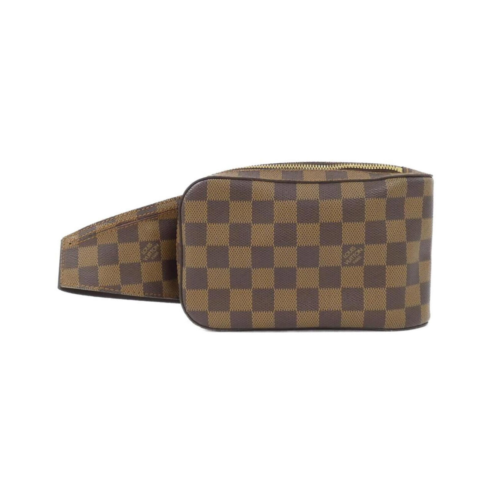 Canvas Coated Bag Shoulder Vuitton Louis: Canvas Coated Bag Shoulder Vuitton Louis Coated canvas construction and gold hardware give this Louis Vuitton shoulder bag a timeless, sophisticated look. With its compact size and adjustable strap le