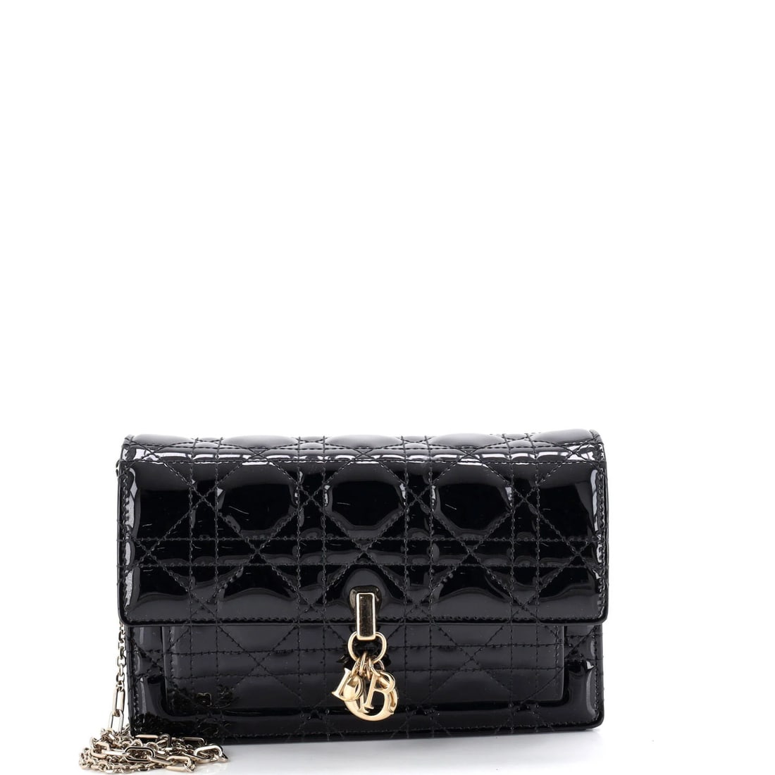 Dior Quilt Cannage Pouch Chain Miss Christian (1 of 6)