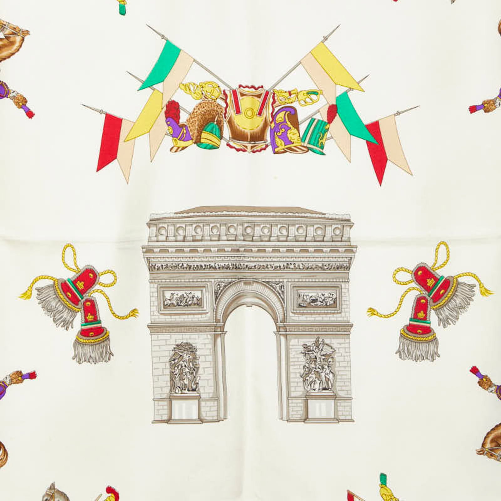 Celine Silk Scarf - 2