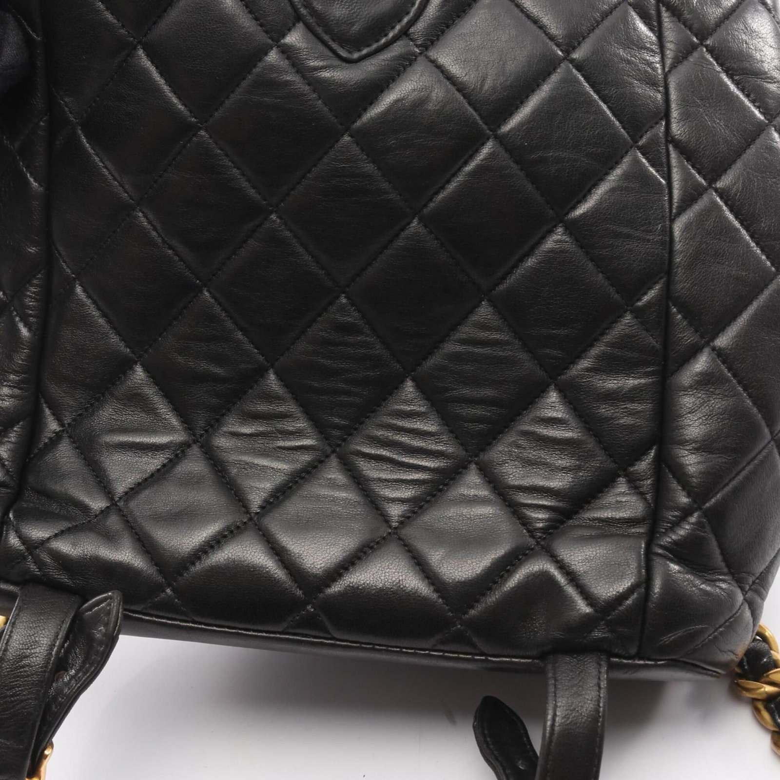 Leather Chanel Handbag Backpack - 11