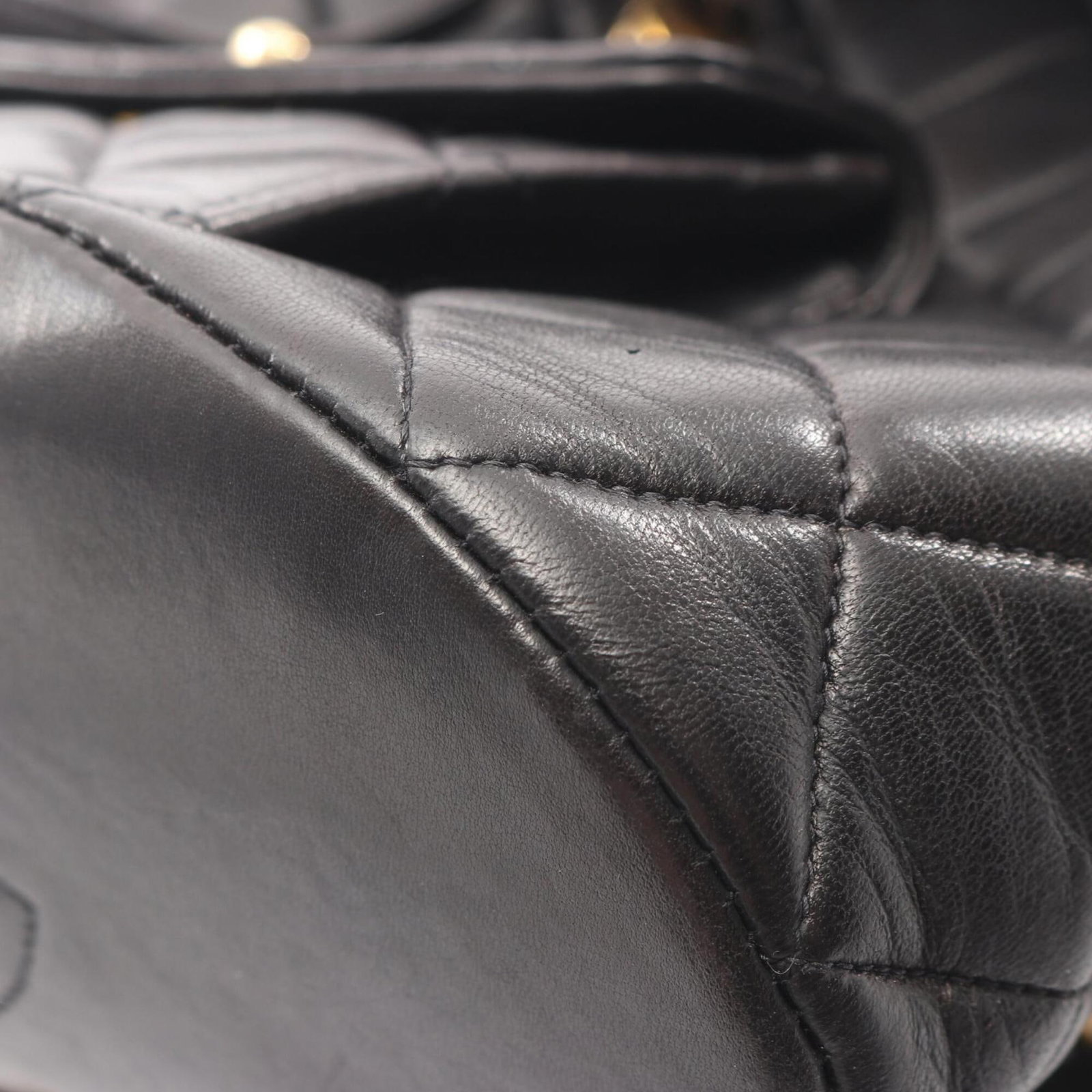 Leather Chanel Handbag Backpack - 12