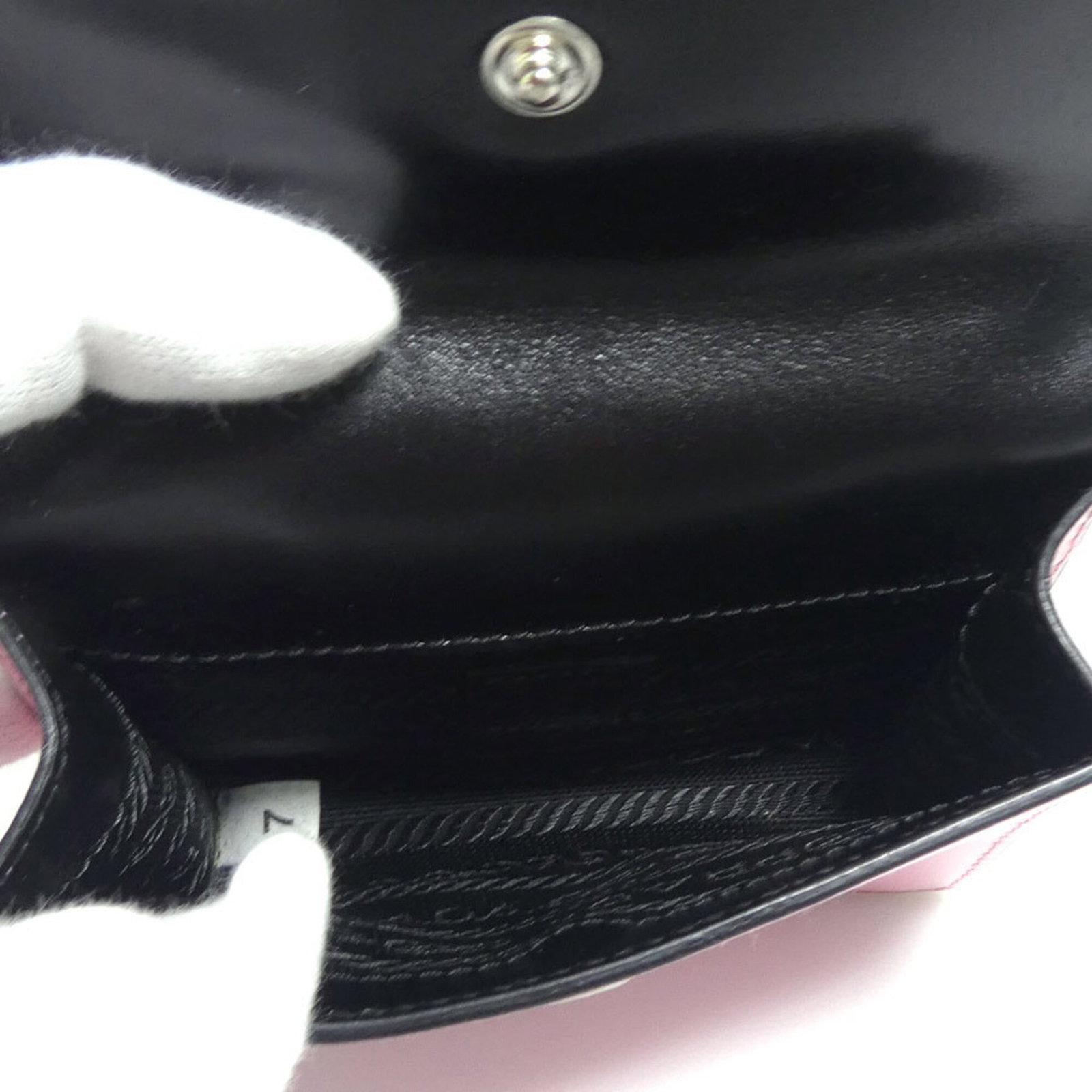 Leather Pochette Prada - 5