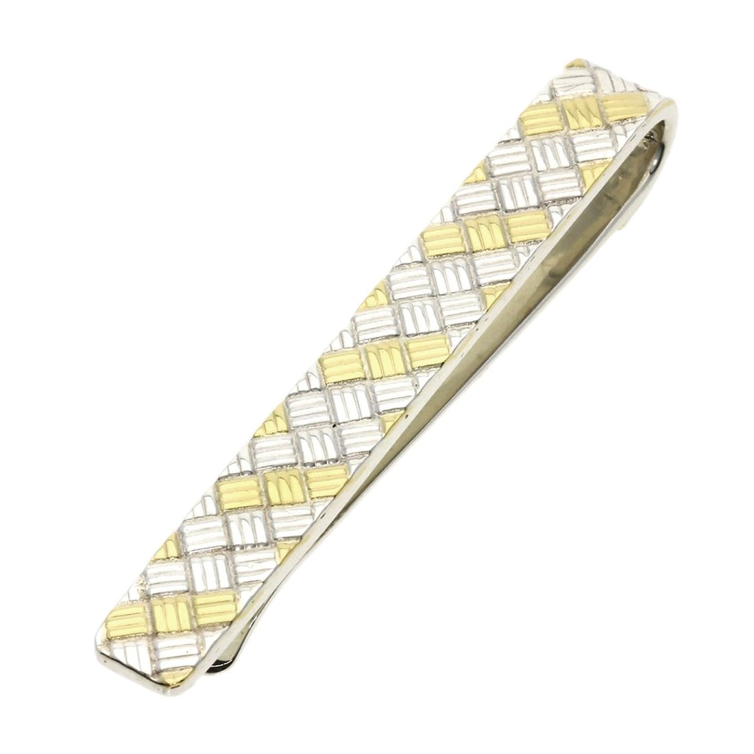 Tiffany Co Money Clip Silver 18k Yellow Gold (1 of 5)