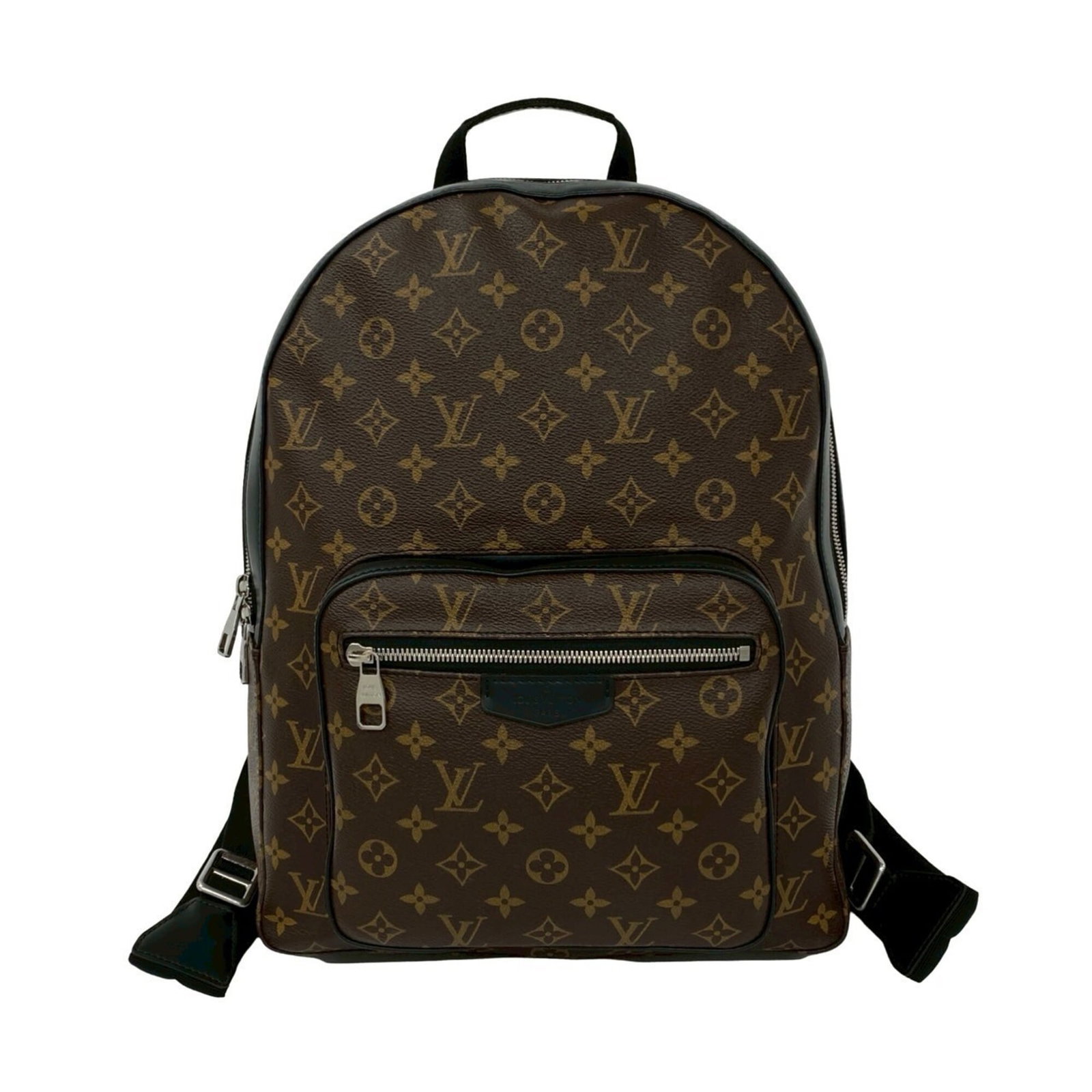Louis Vuitton PVC Backpack: Louis Vuitton PVC Backpack Black and Brown Louis Vuitton PVC Backpack for Women, 40cm x 30cm x 12cm. This used backpack features a unique blend of leather and PVC materials, with traces of usage and