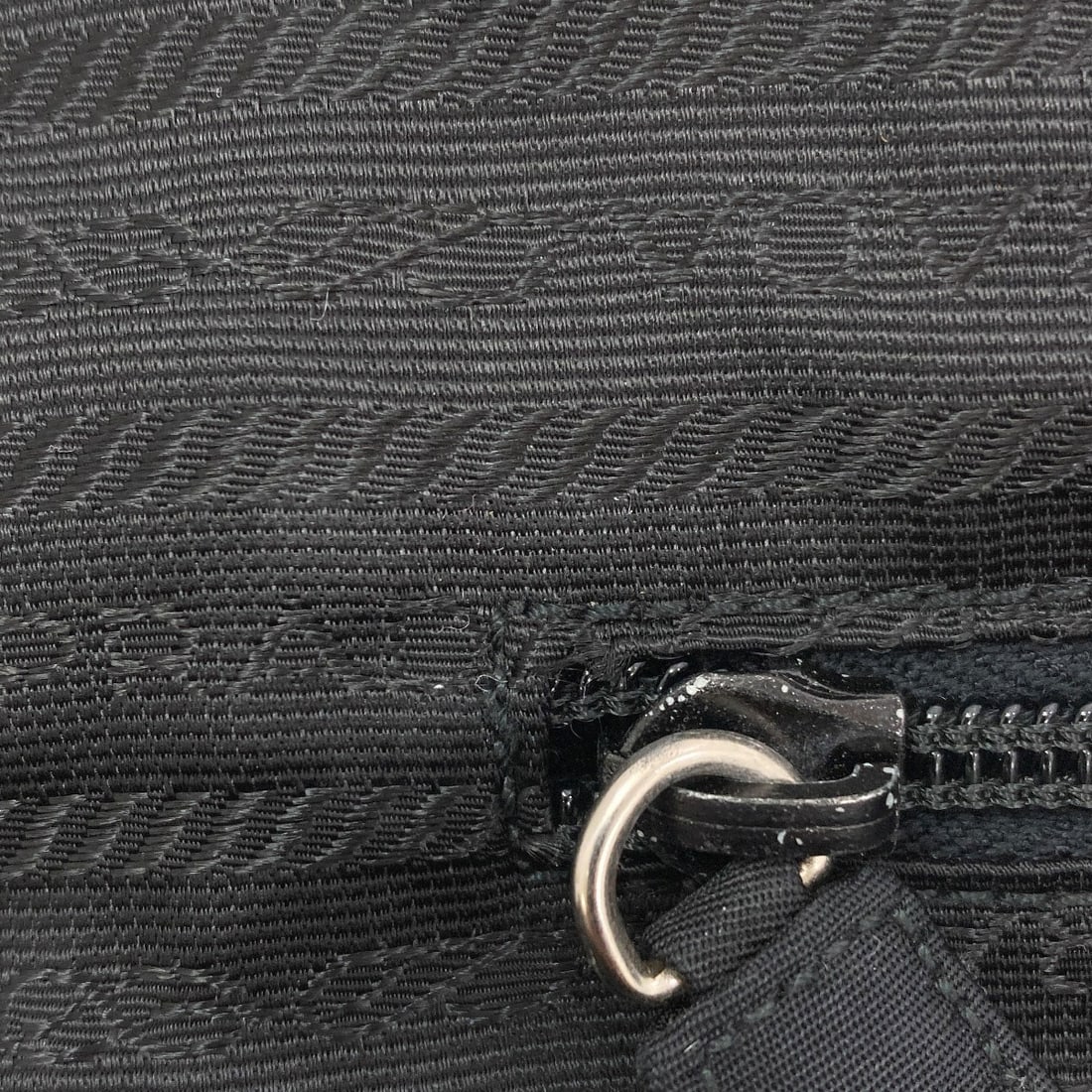 Logo Handbag Nylon Hardware Prada - 12