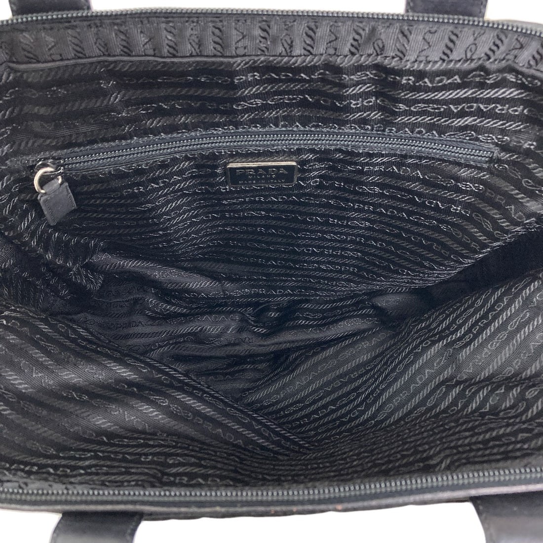Logo Handbag Nylon Hardware Prada - 5