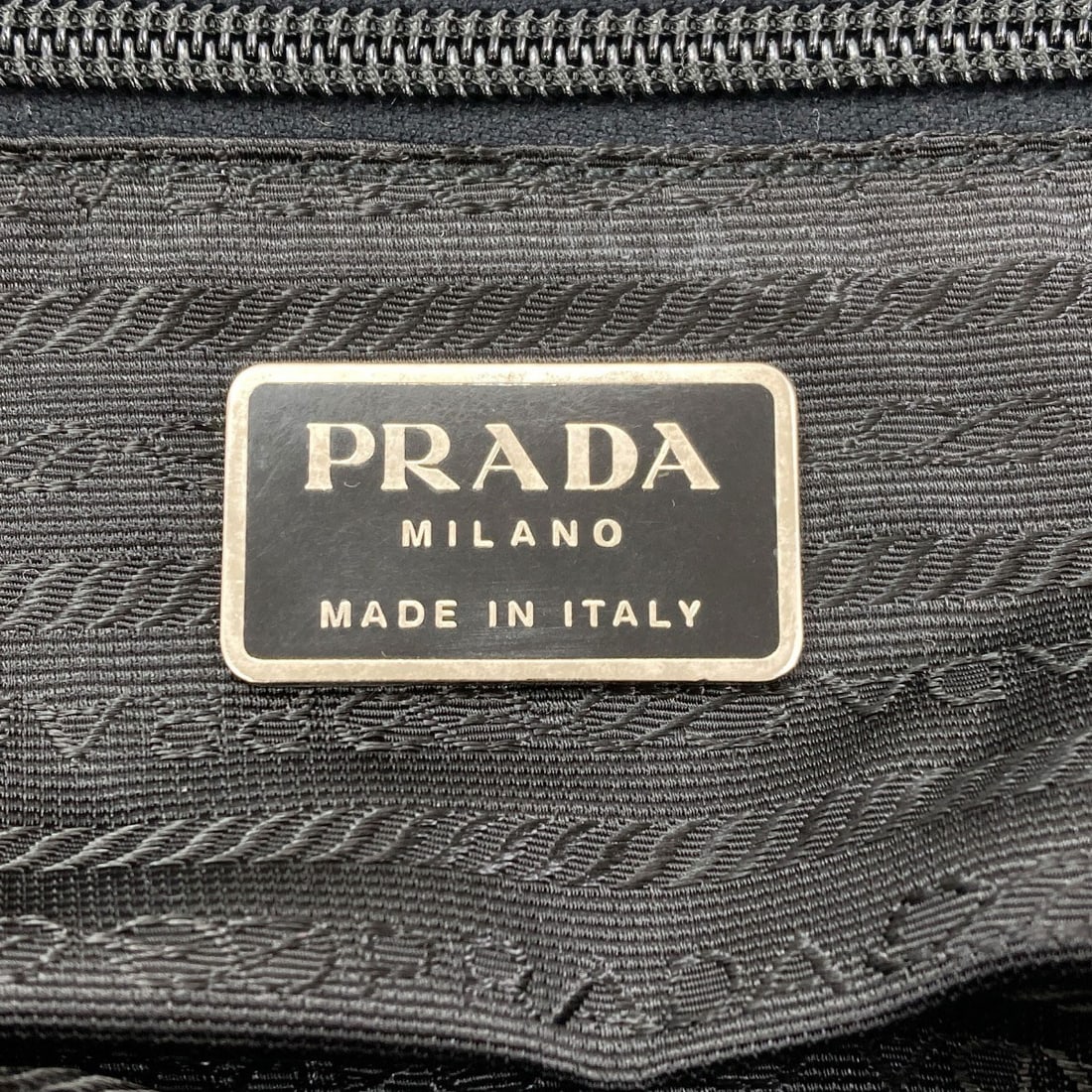 Logo Handbag Nylon Hardware Prada - 6