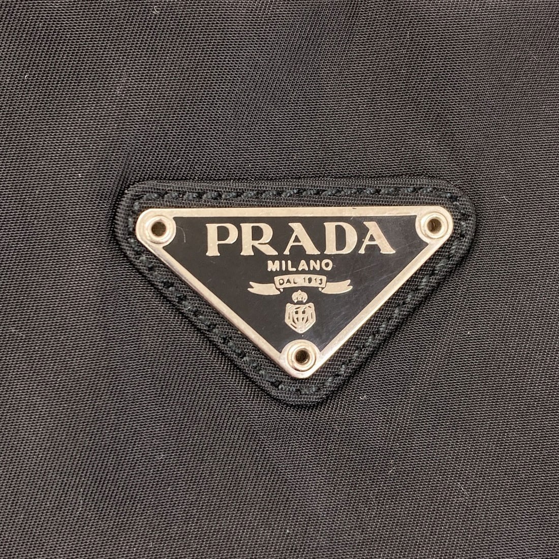 Logo Handbag Nylon Hardware Prada - 8