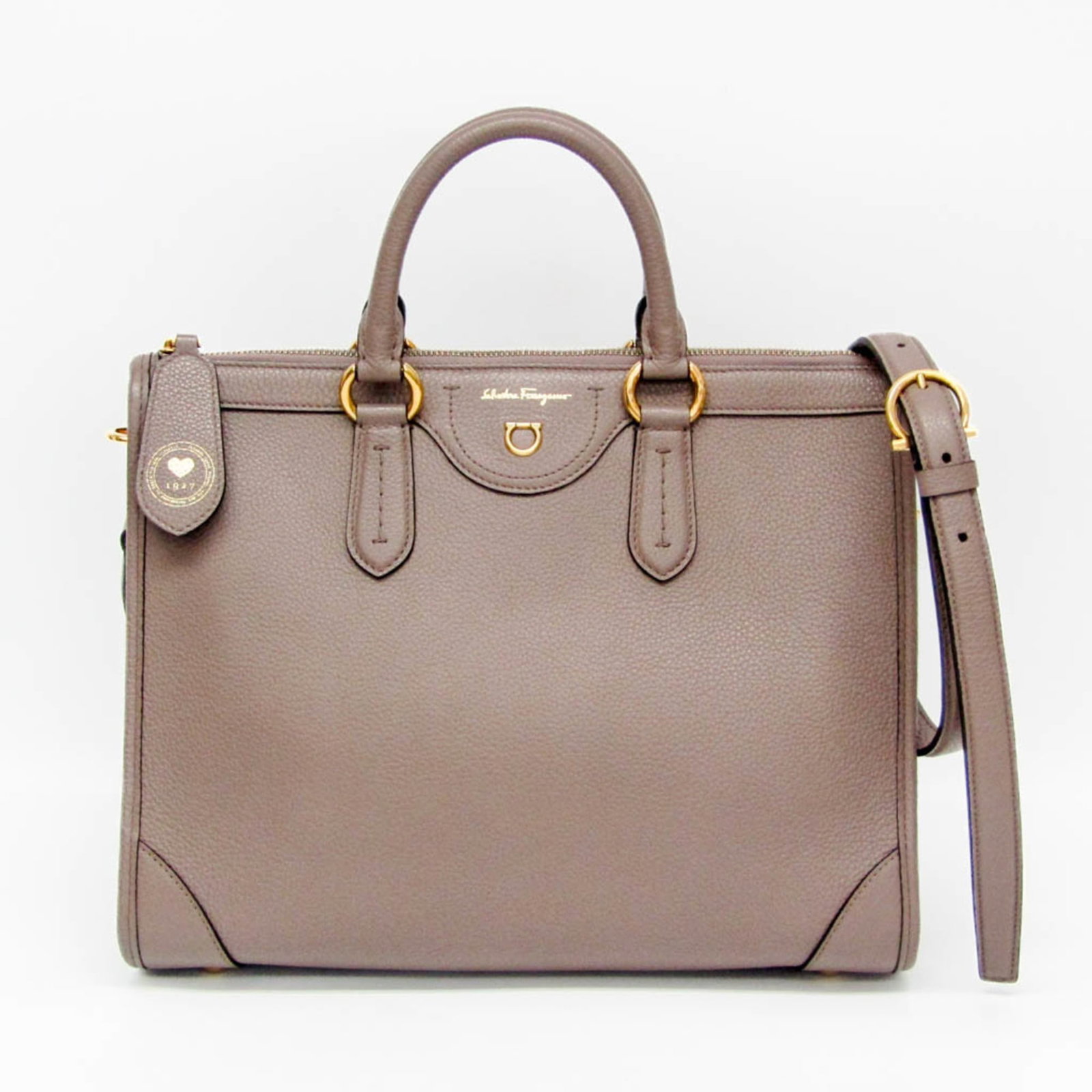 Ferragamo Salvatore Handbag Leather Shoulder Bag (1 of 13)