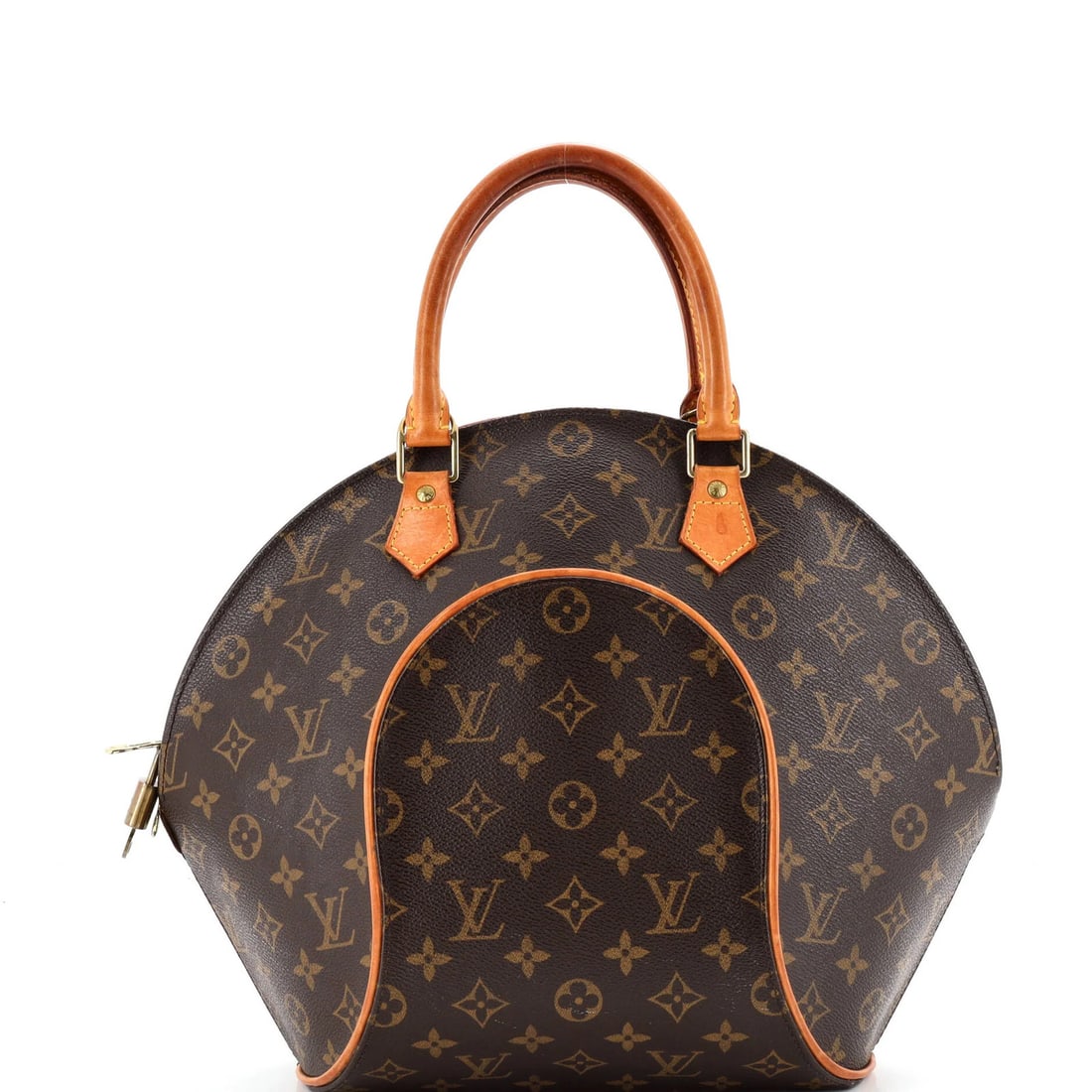 Canvas Monogram Louis Vuitton Ellipse Bag MM: Canvas Monogram Louis Vuitton Ellipse Bag MM Canvas Monogram Louis Vuitton Ellipse Bag MM - A timeless piece with a rich history, this brown canvas bag features the iconic monogram pattern and