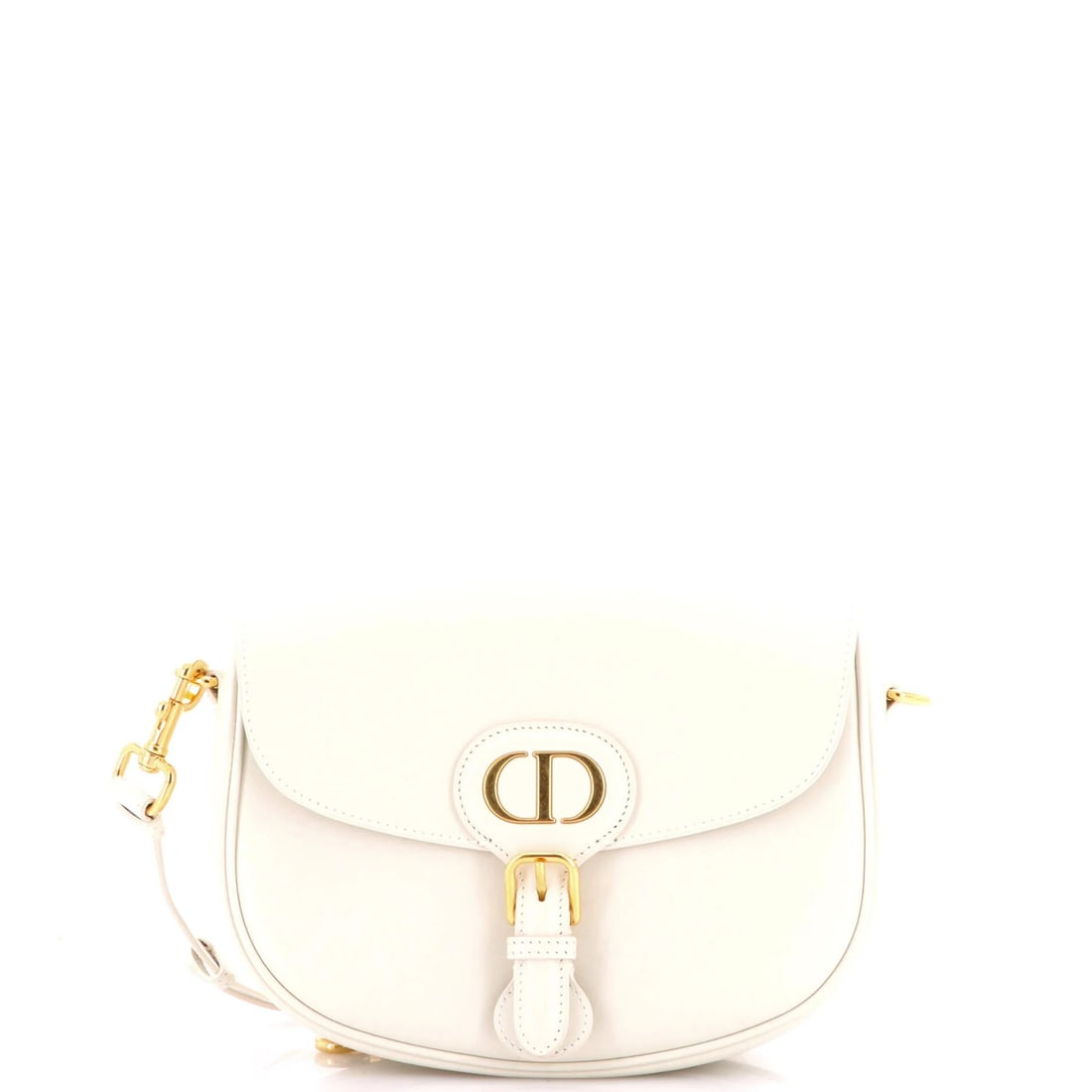 Bobby Flap Bag Medium Leather Christian Dior: Bobby Flap Bag Medium Leather Christian Dior The Bobby Flap Bag Medium Leather Christian Dior boasts a crisp white exterior and elegant gold hardware, adding a touch of sophistication to any outfit.