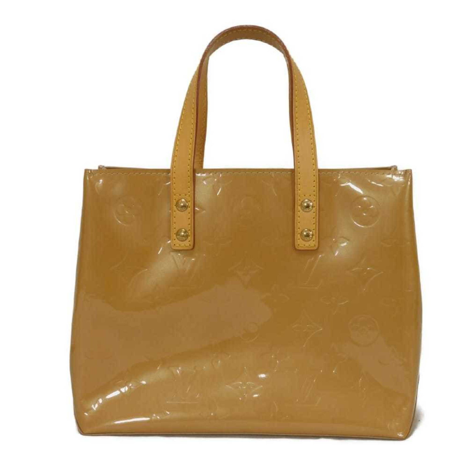 Vernis Monogram Tote Bag Louis Vuitton: Vernis Monogram Tote Bag Louis Vuitton Beige, Noisette Monogram Vernis Louis Vuitton Tote Bag with Gold Hardware and Open Closure. This used tote bag features a classic design with an open zipper