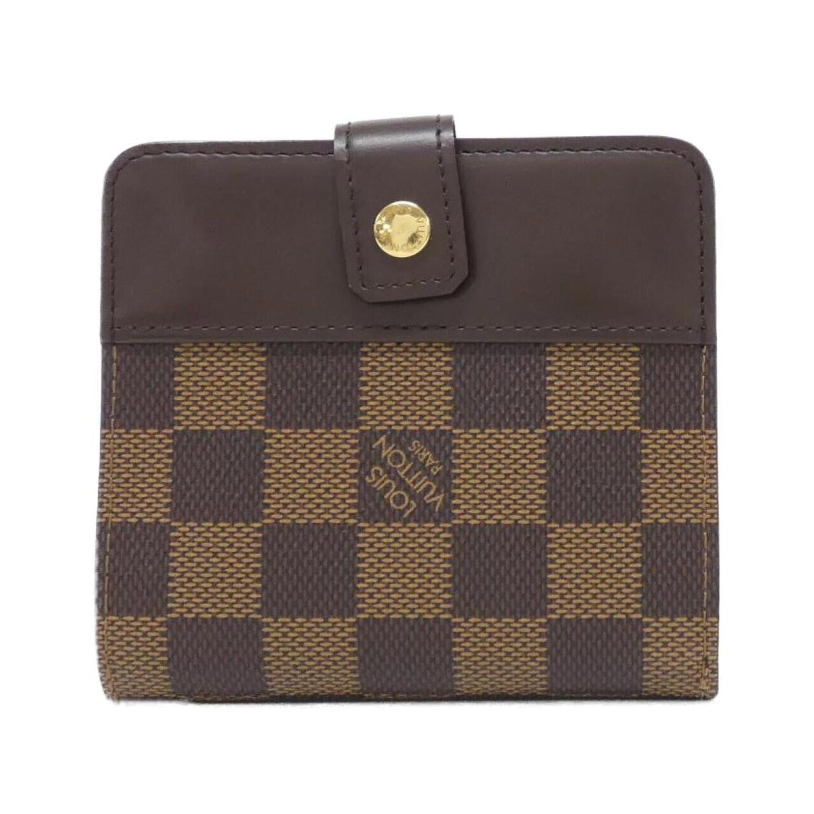 Coated Canvas Bi Fold Wallet By Louis Vuitton: Coated Canvas Bi Fold Wallet By Louis Vuitton Brown Coated Canvas Bi Fold Wallet by Louis Vuitton features a classic design with a durable coated canvas material, perfect for everyday use. With its bi