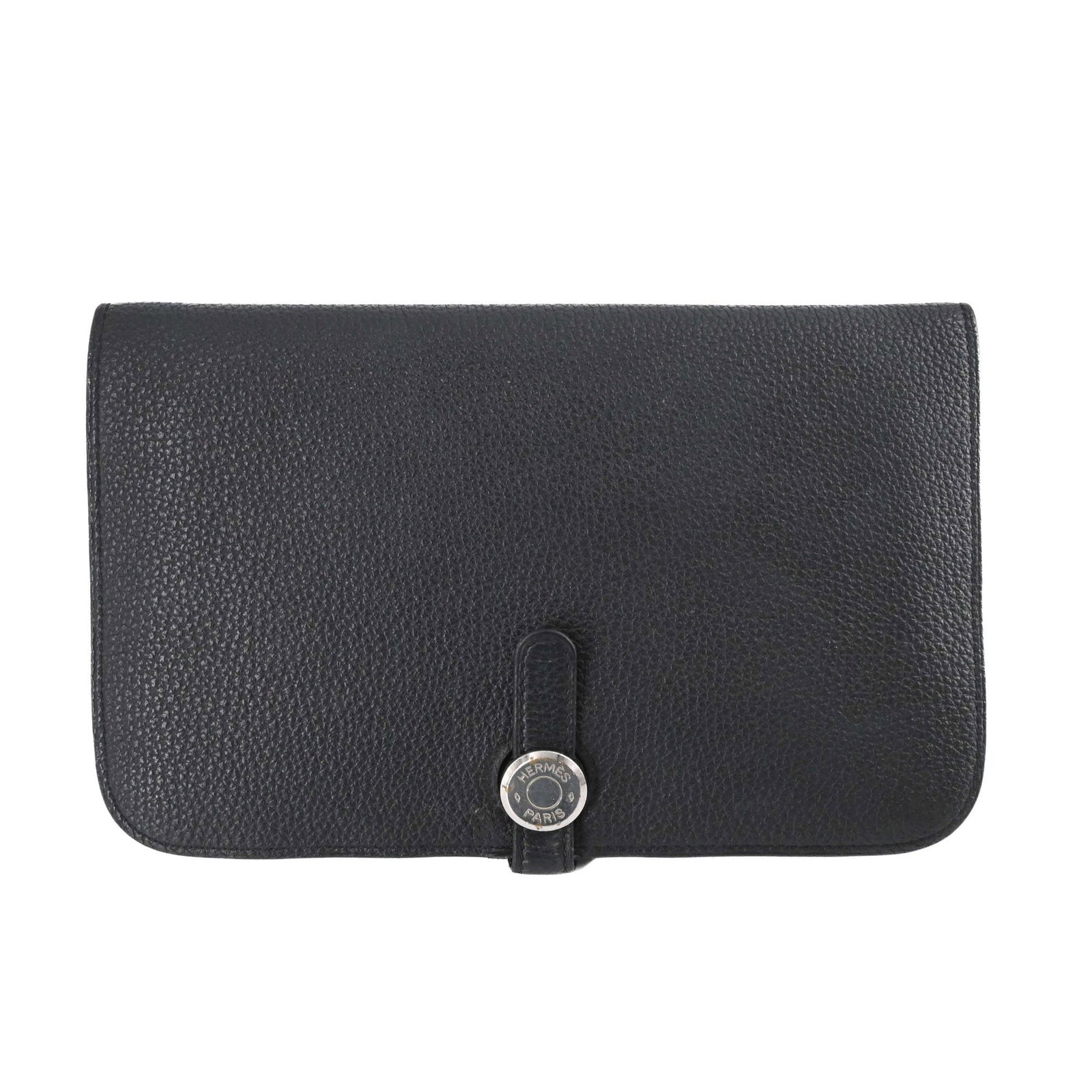 Hermes Wallet (Bi-Fold) Togo Leather Taurillon Clemence Leather (1 of 16)