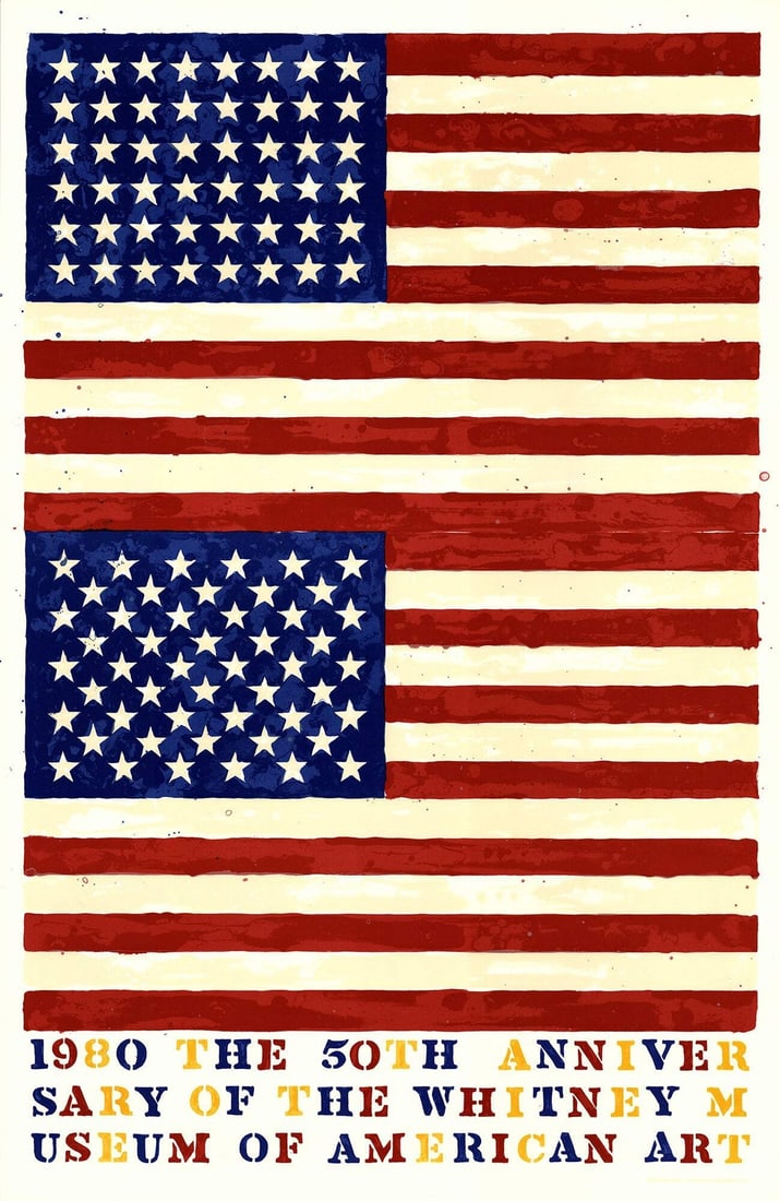 JASPER JOHNS The 50th Anniversary of the Whitney Museum of American Art (Double (1 of 17)