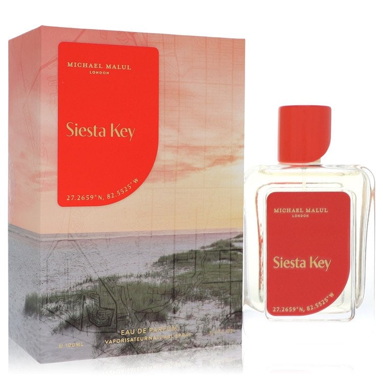 Siesta Key Perfume By Michael Malul Eau De Parfum Spray: Siesta Key Perfume By Michael Malul Eau De Parfum Spray Siesta Key Perfume by Michael Malul Eau De Parfum Spray is a 3.4 oz fragrance for women, featuring an eau de parfum formula with 500 grams of