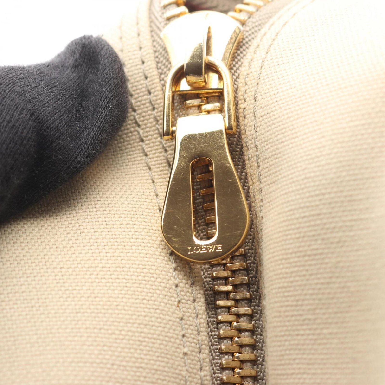 Canvas Leather Handbag Loewe - 13