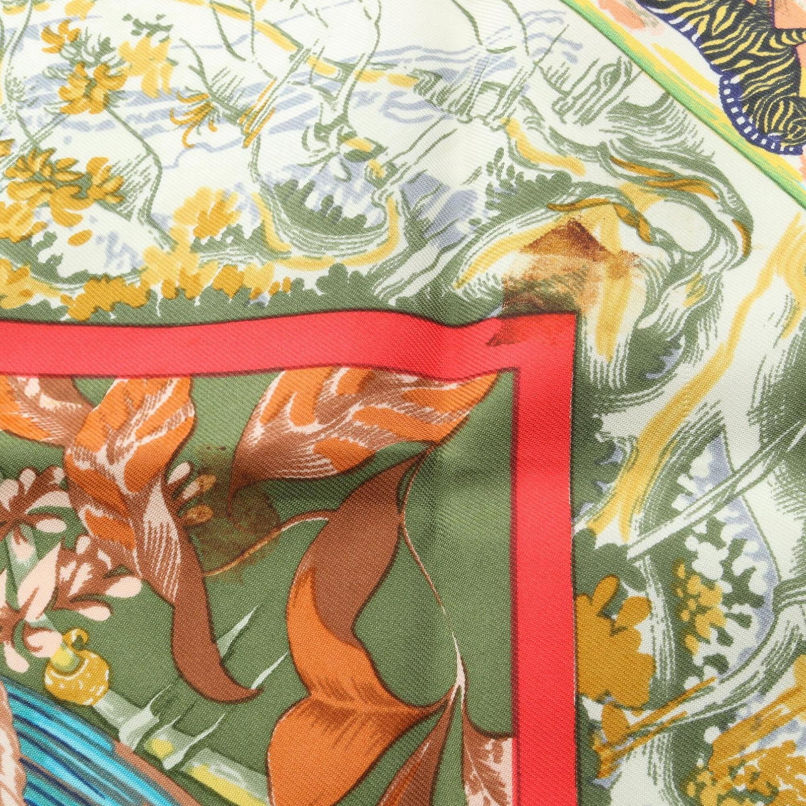 Silk Hermes Scarf - 5