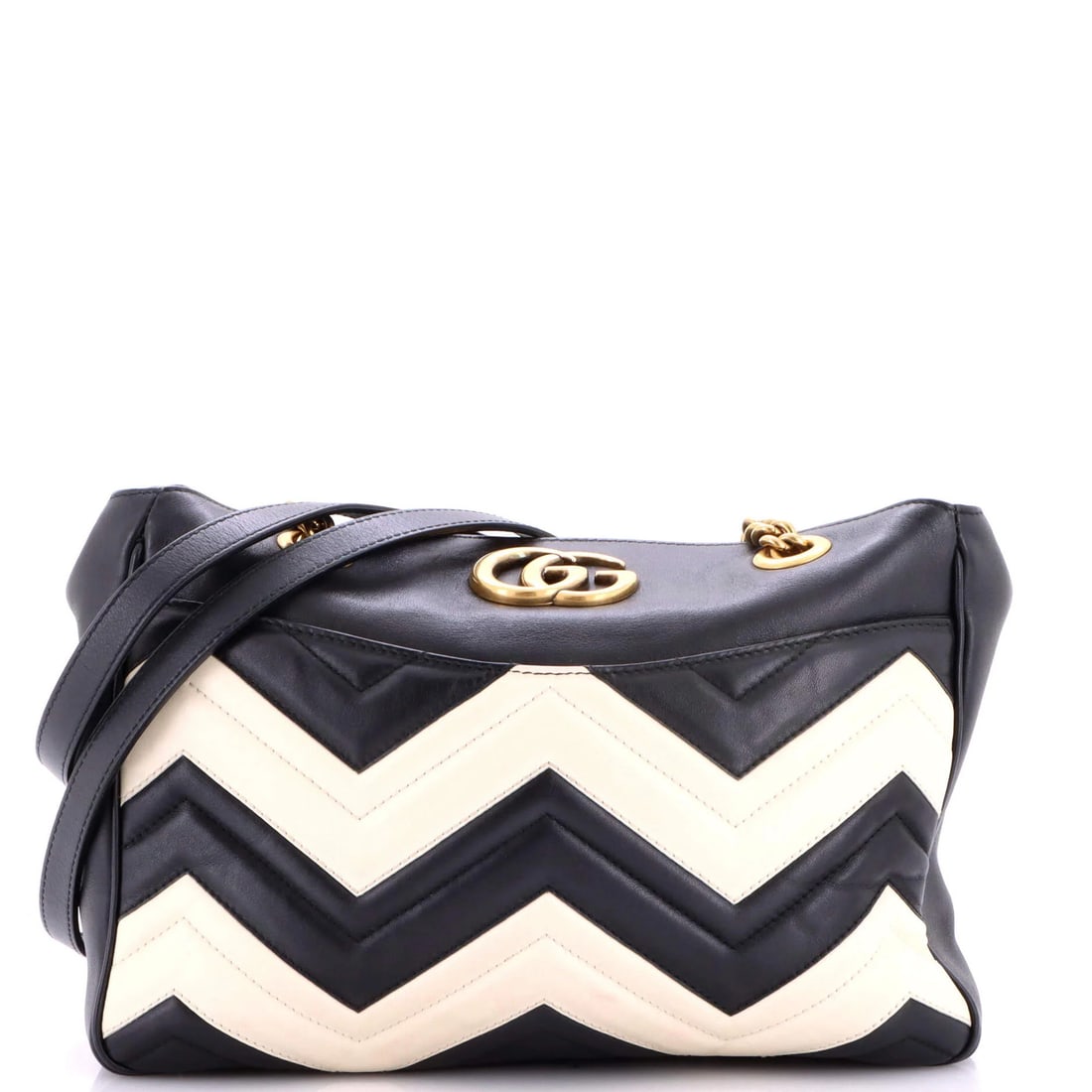 Gucci Marmont Chain GG Tote Leather Matelasse Medium: Gucci Marmont Chain GG Tote Leather Matelasse Medium The Gucci Marmont Chain GG Tote Leather Matelasse Medium offers a sophisticated blend of style and structure, with its signature chain-link detail