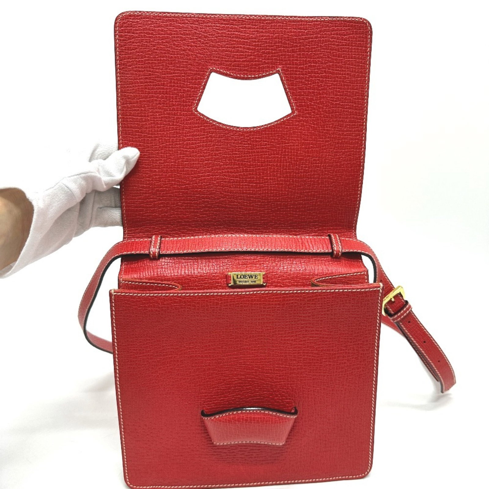 Leather Handbag Loewe - 10
