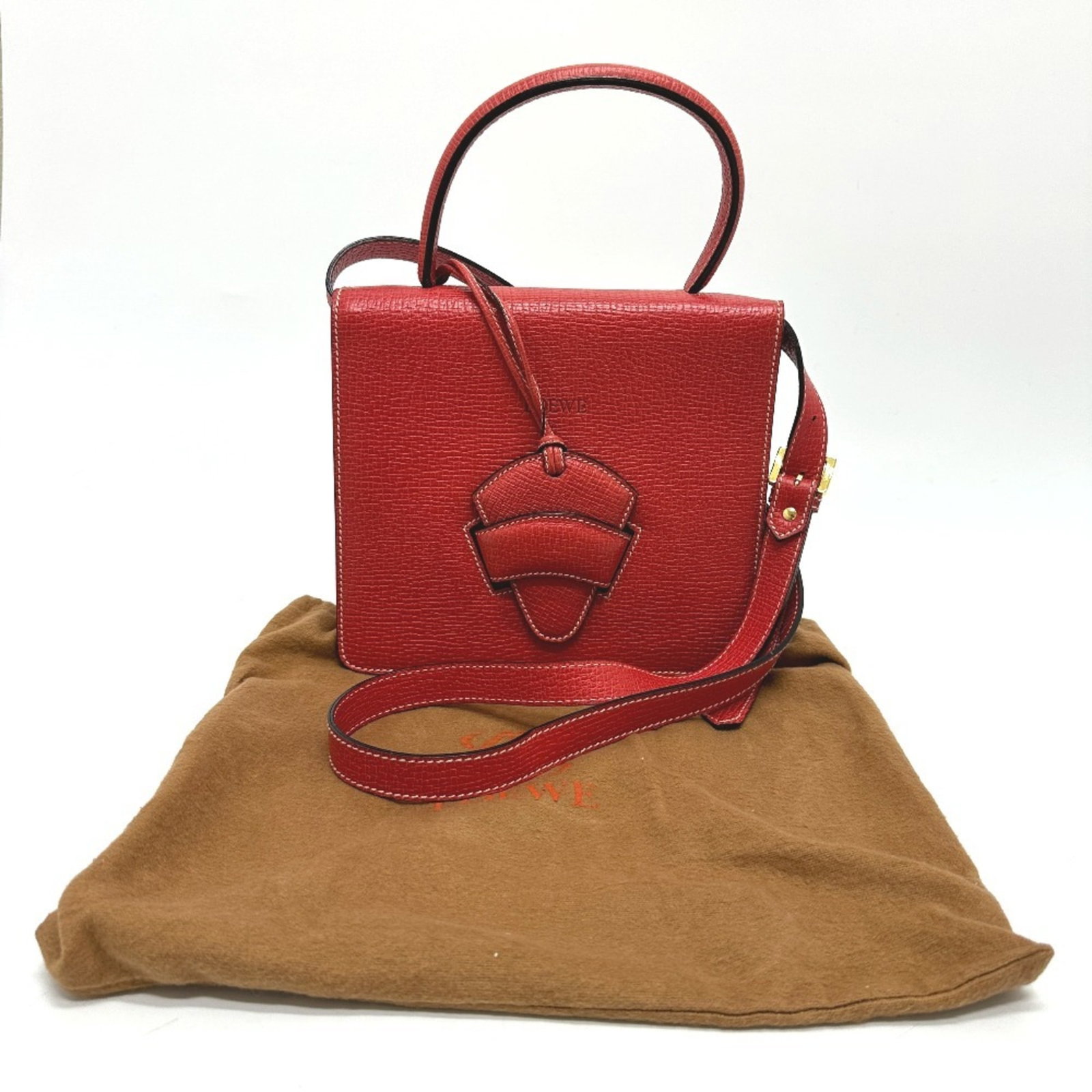Leather Handbag Loewe - 14