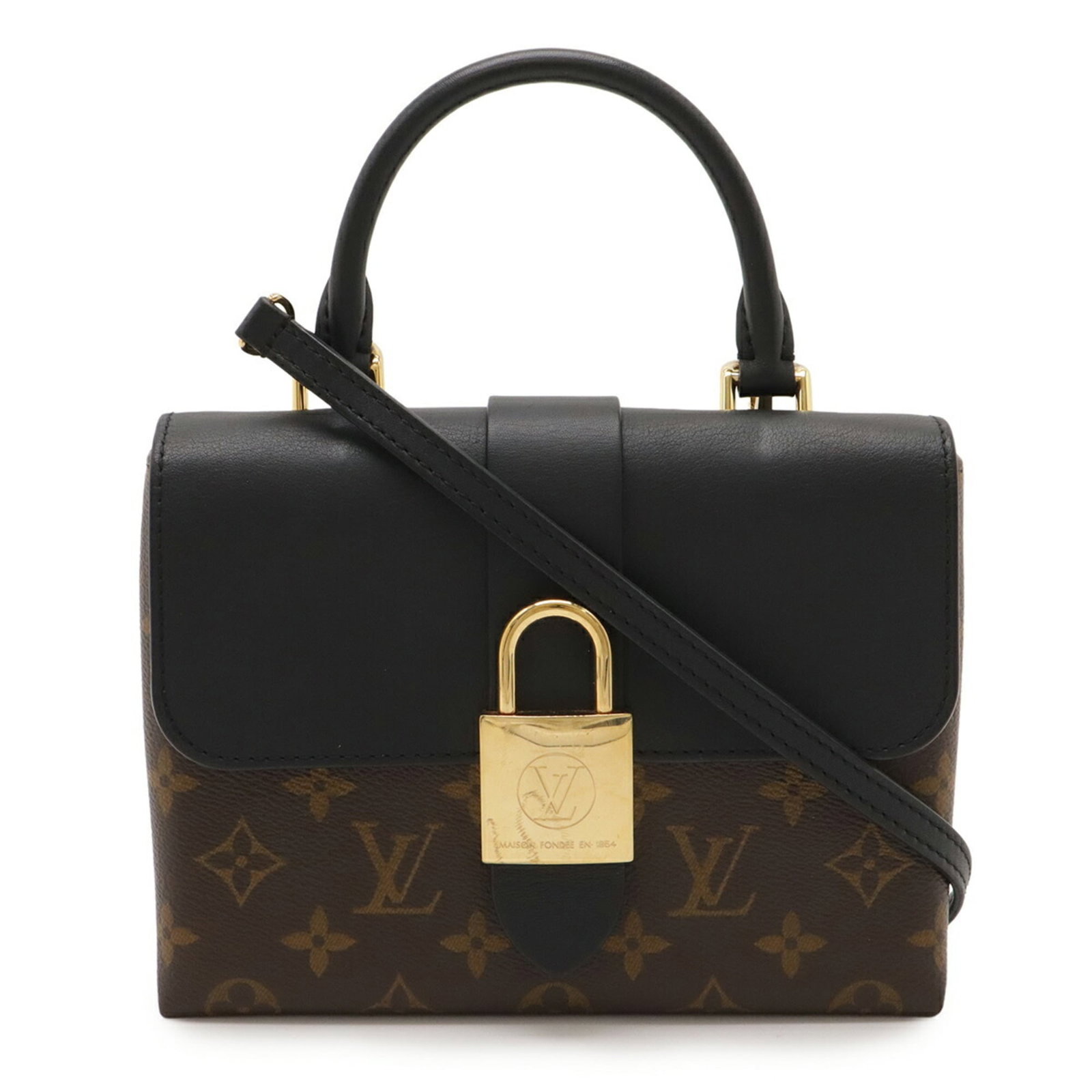 Handbag Monogram Leather Vuitton Louis Shoulder (1 of 10)