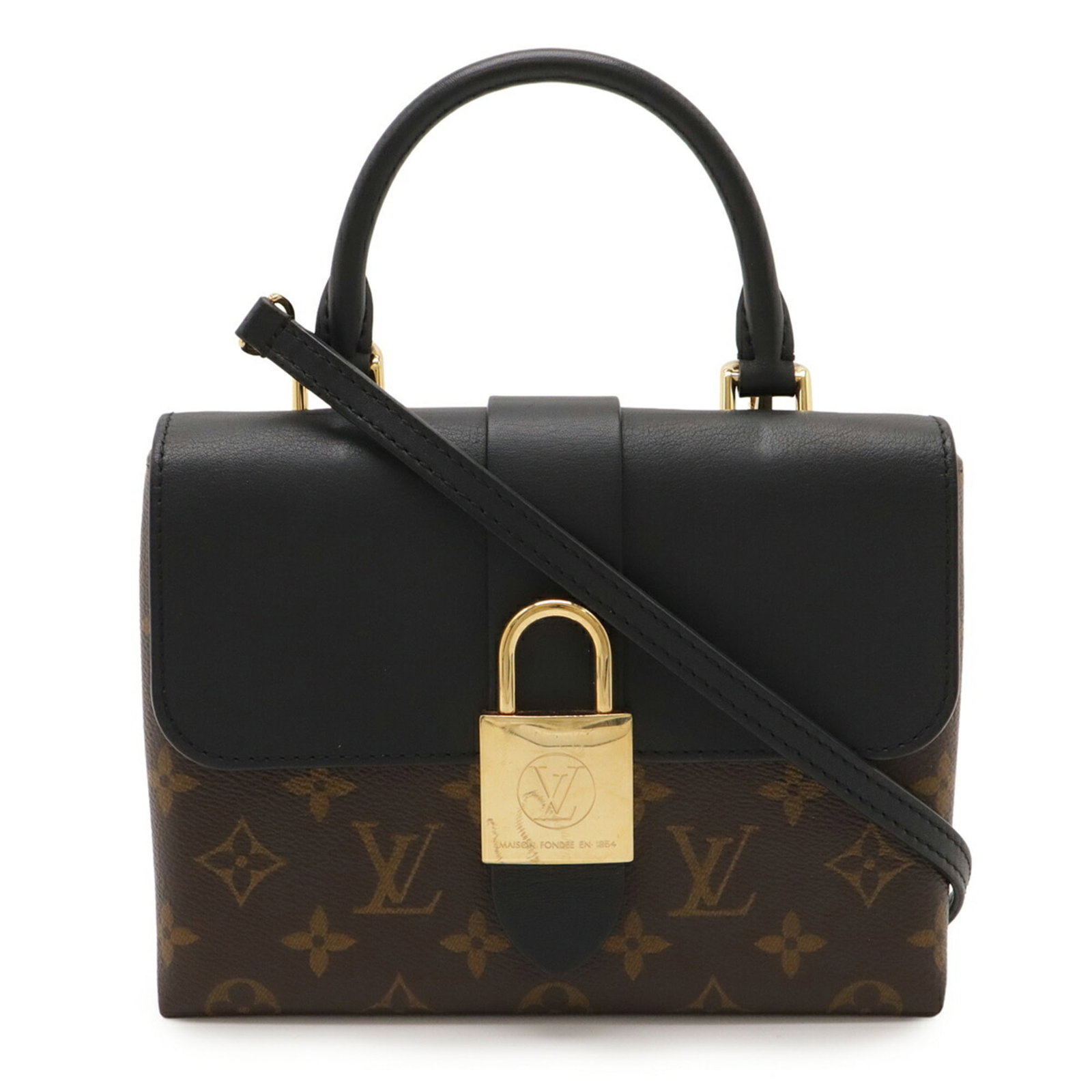 Handbag Monogram Leather Vuitton Louis Shoulder - 2