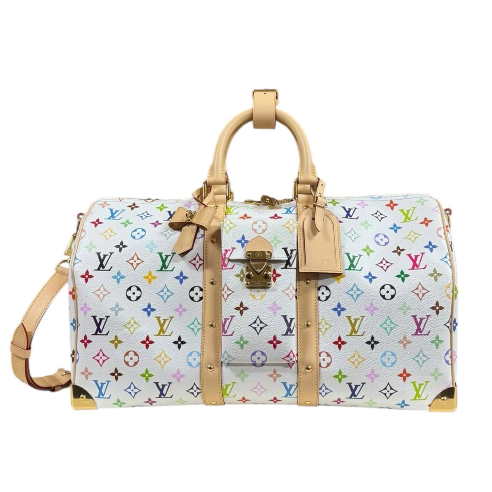 Boston Bag Multicolore Monogram Vuitton Louis: Boston Bag Multicolore Monogram Vuitton Louis Boston Bag Multicolore Monogram Vuitton Louis in mint condition, featuring the iconic multicolour monogram pattern and a spacious interior with a zipper