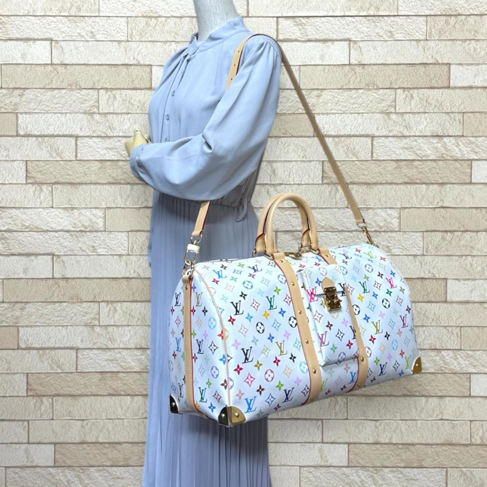 Boston Bag Multicolore Monogram Vuitton Louis - 2