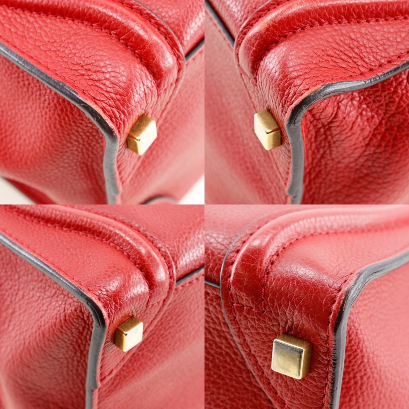 Handbag Leather Celine - 4
