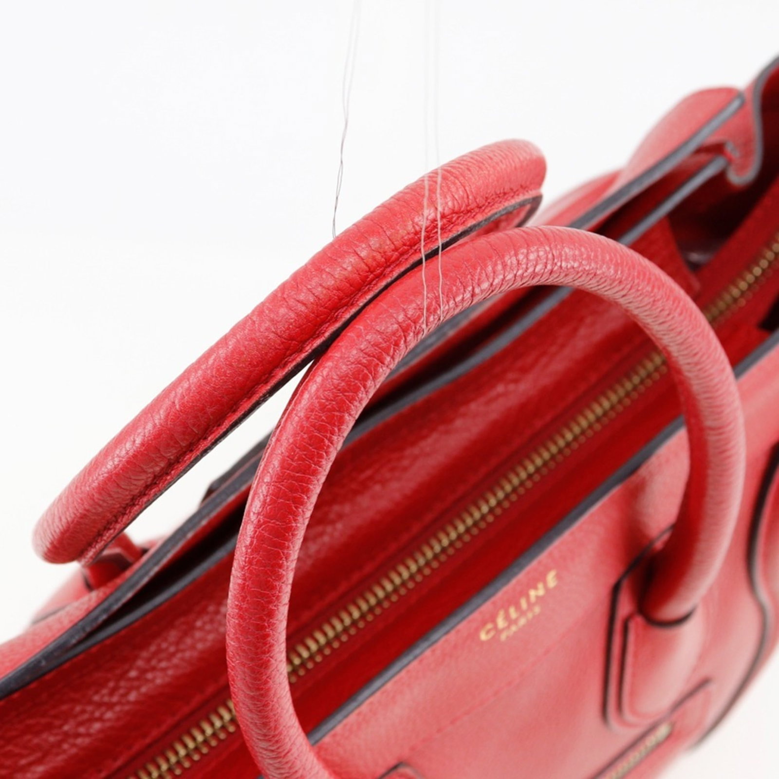 Handbag Leather Celine - 5