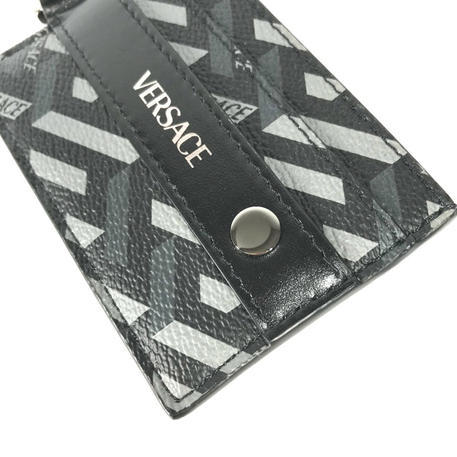 Leather card case Versace - 3