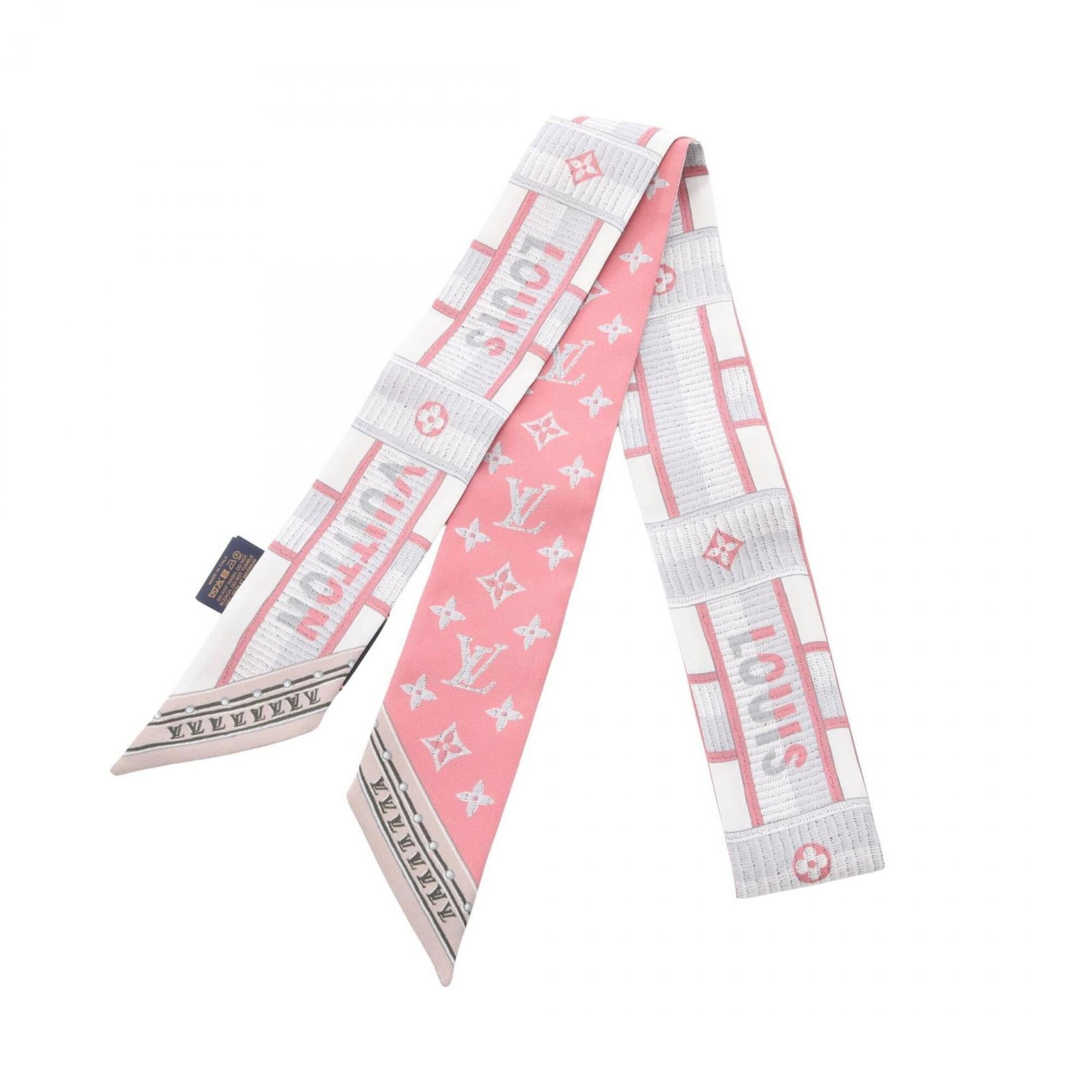 Silk Scarf Louis Vuitton: Silk Scarf Louis Vuitton Silk Scarf Louis Vuitton - A Luxurious Multi-Color Design. This silk scarf features a vibrant multi-color design, with pink accents, and measures 1.19m x 5cm in size. In very
