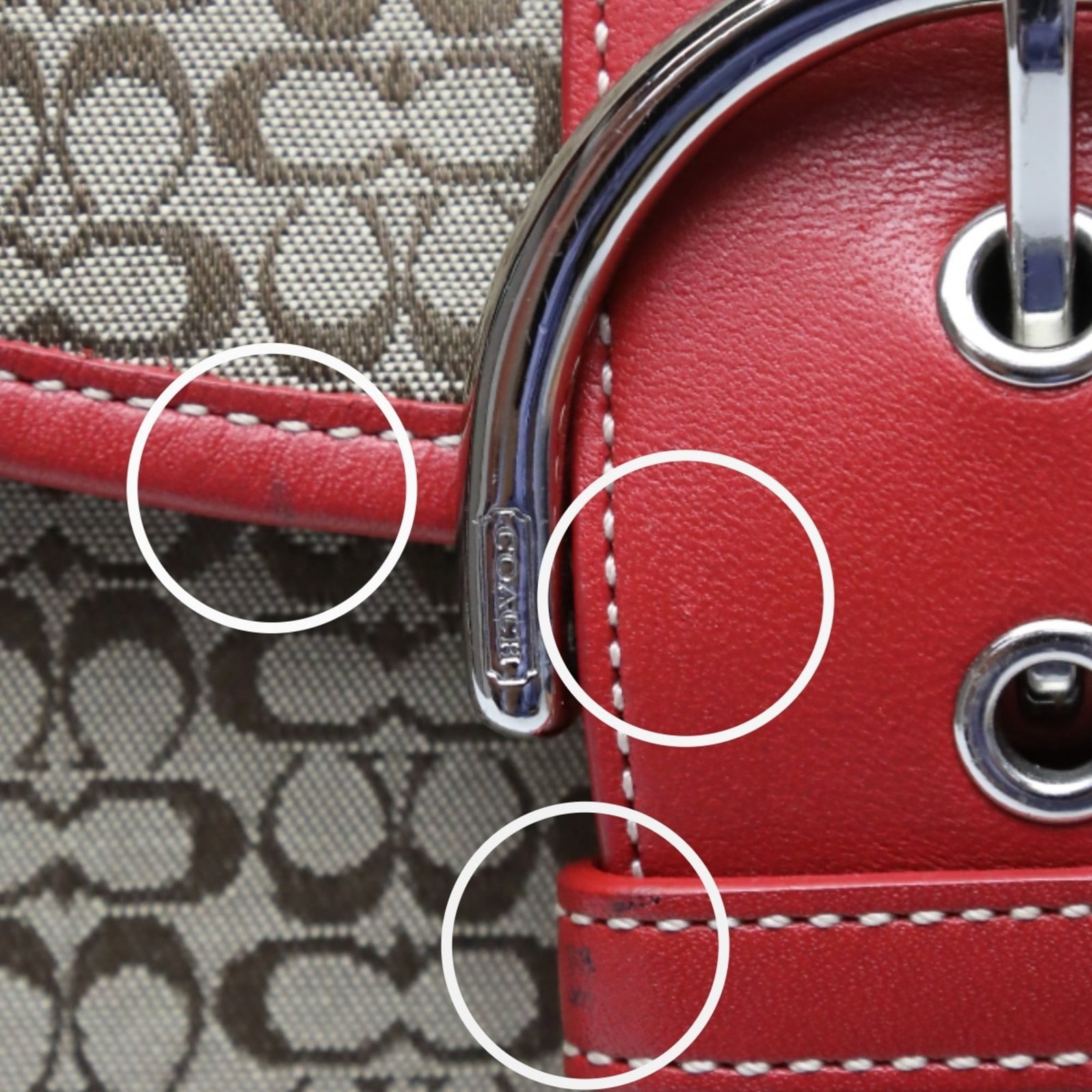 Coach Shoulder Bag Canvas - 11