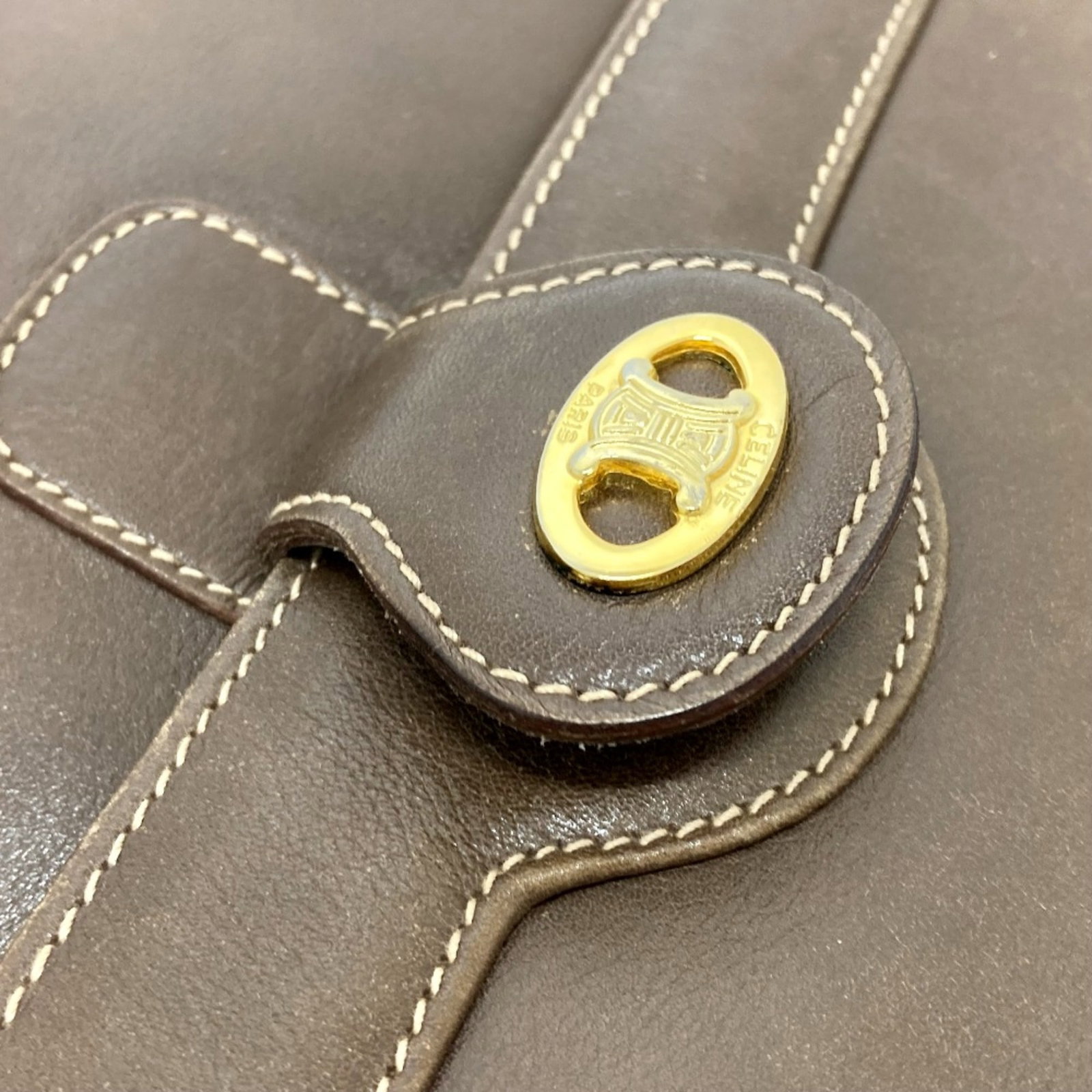 Shoulder Bag Leather Celine - 3
