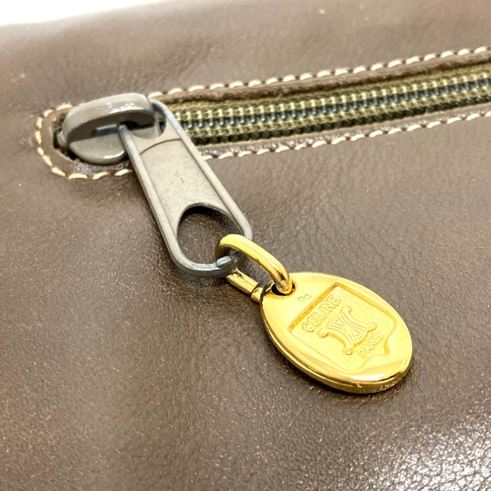 Shoulder Bag Leather Celine - 5