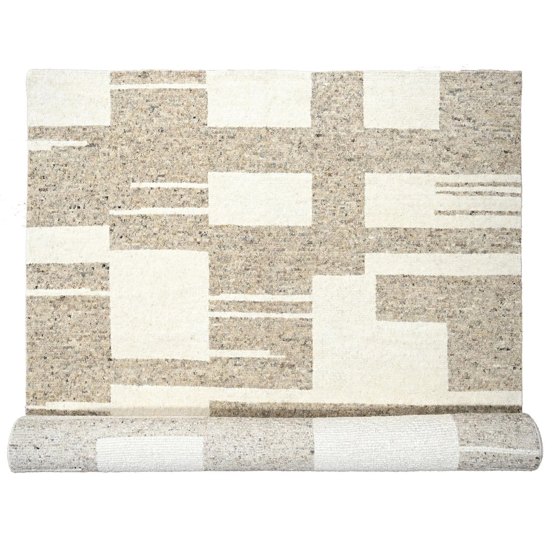 Oriental rug hand knotted wool earth tone colors 12'1"x17'10: Oriental rug hand knotted wool earth tone colors 12'1"x17'10 The stunning hand-knotted wool Oriental rug boasts a rich, earthy tone palette with shades of brown, taupe, and beige. Measuring 12'1" x 17