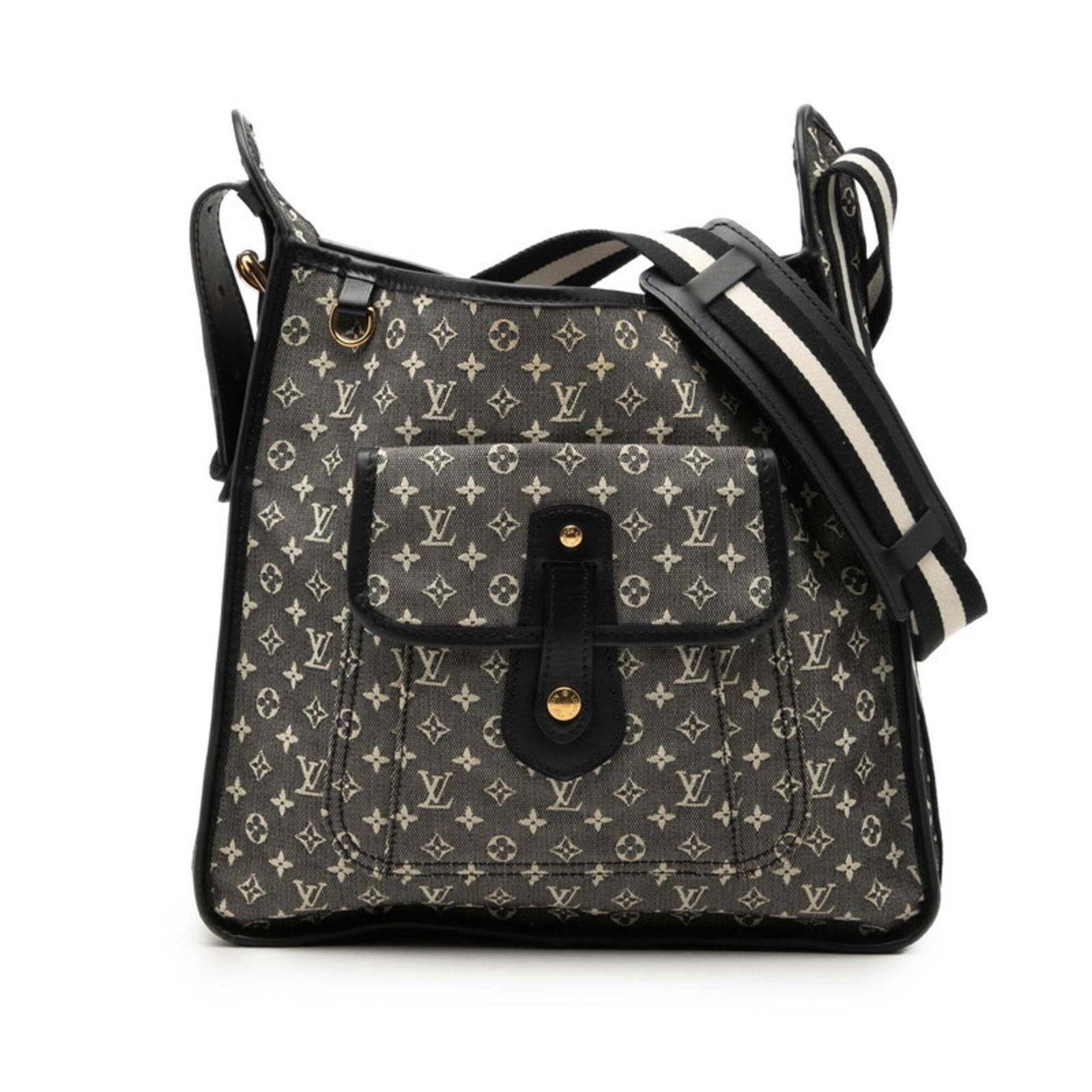Canvas Leather Shoulder Bag Louis Vuitton: Canvas Leather Shoulder Bag Louis Vuitton Canvas Leather Shoulder Bag Louis Vuitton - A Timeless Classic. This black canvas and leather shoulder bag features the iconic Louis Vuitton design, with a
