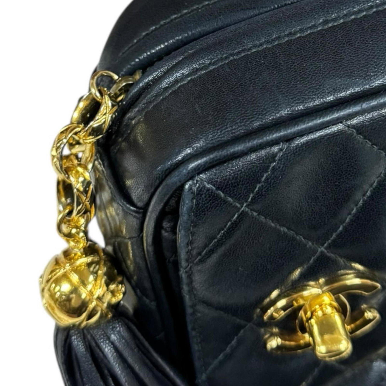 Chanel bag suede - 12