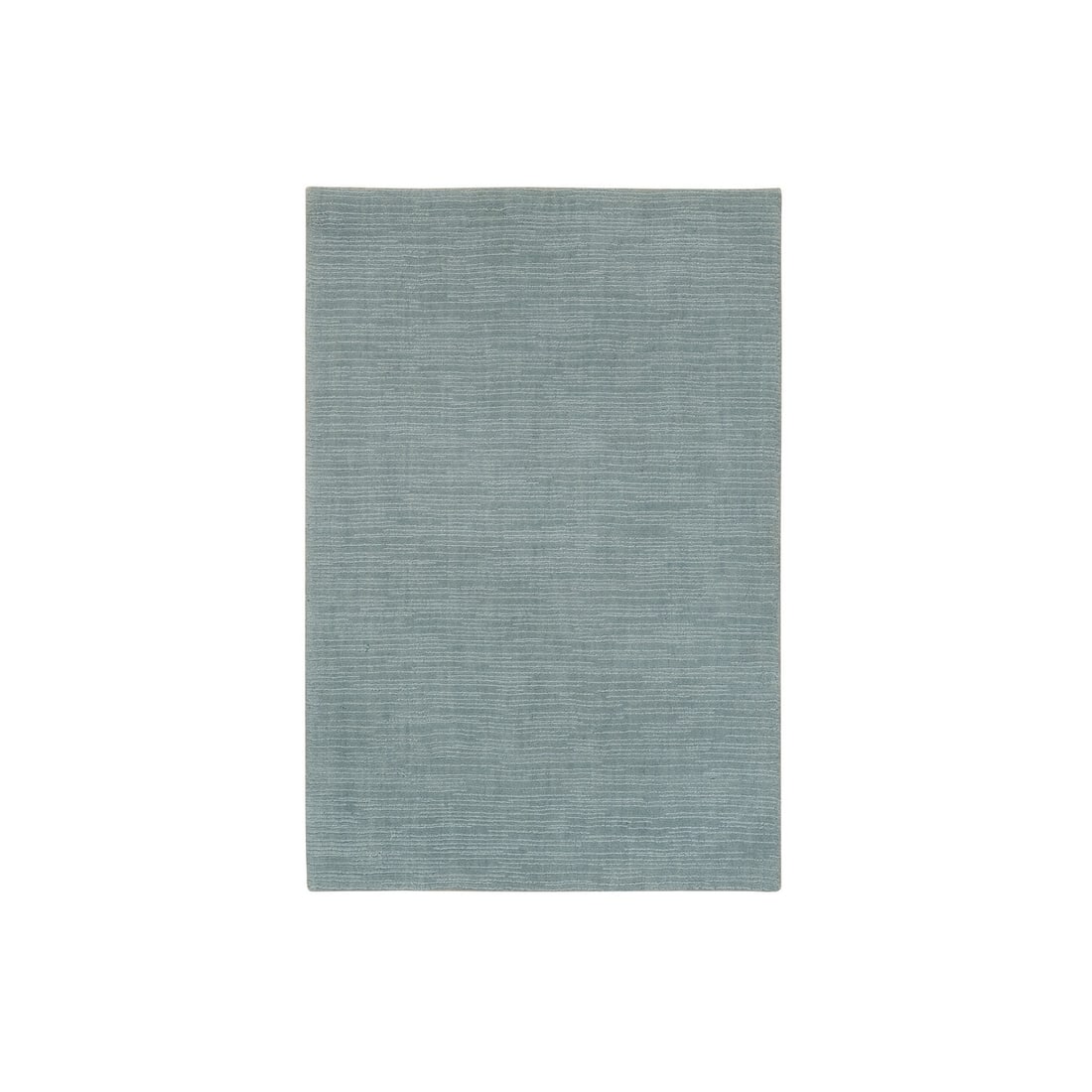 2'x3'1" Stormcloud Gray Loom Knotted Wool and Plant Based Silk Mat Rug: 2'x3'1" Stormcloud Gray Loom Knotted Wool and Plant Based Silk Mat Rug Stormcloud Gray Loom Knotted Wool and Plant Based Silk Mat Rug boasts a unique blend of textures, with its hand-loomed wool and